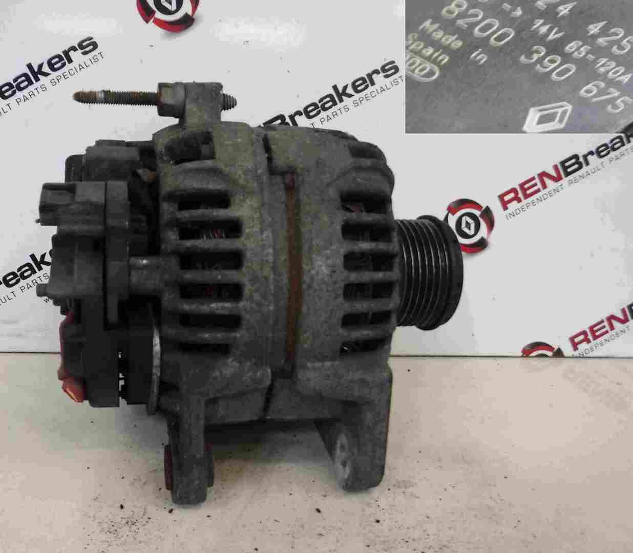 Renault Modus 2004-2008 1.5 dCi Alternator K9K 750 8200390675