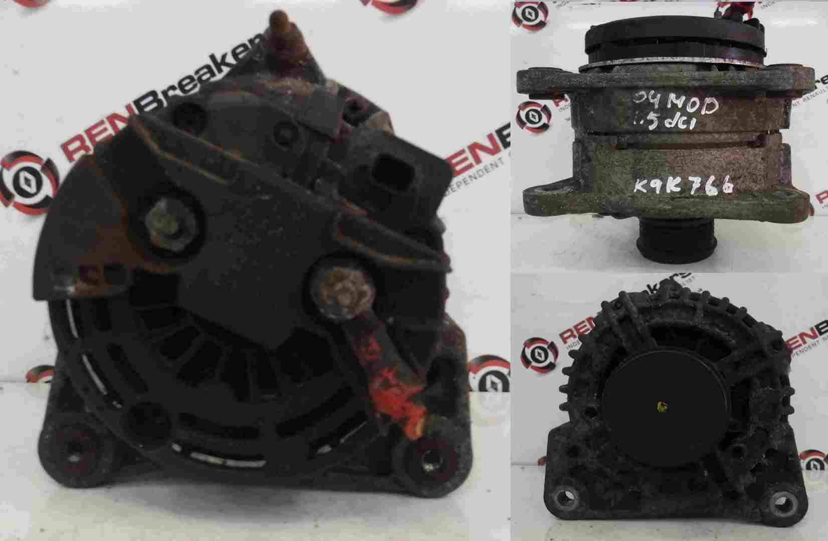 Renault Modus 2004-2008 1.5 dCi Alternator K9K 766