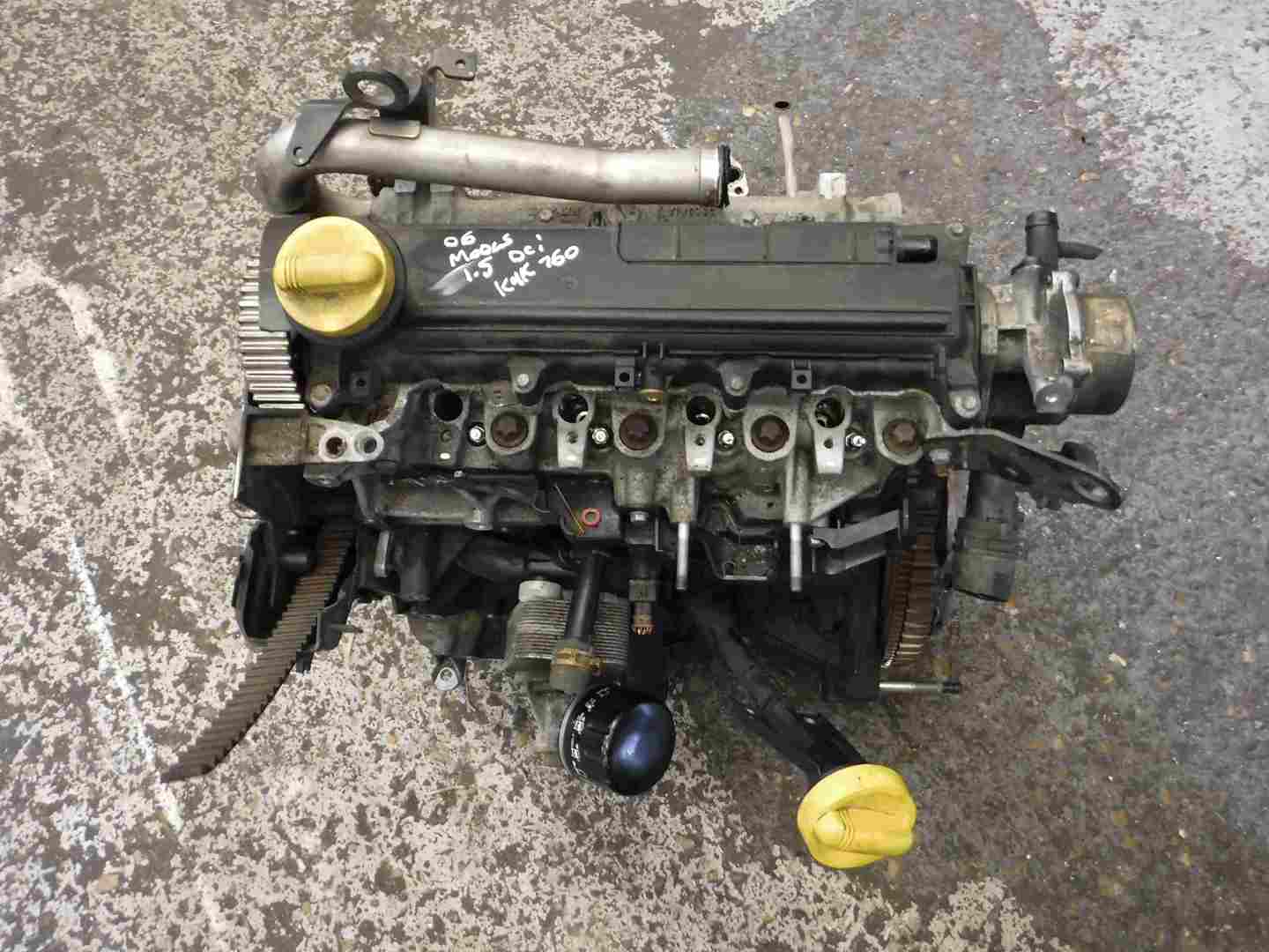 Renault Modus 2004-2008 1.5 dCi Engine K9K 760
