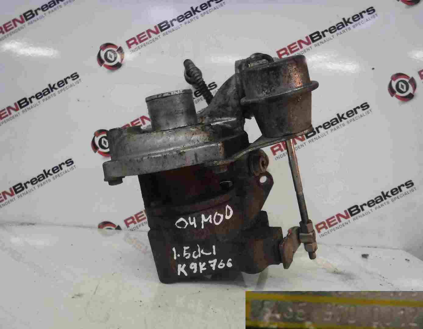 Renault Modus 2004-2008 1.5 dCi Turbo Charger Unit 54359700012