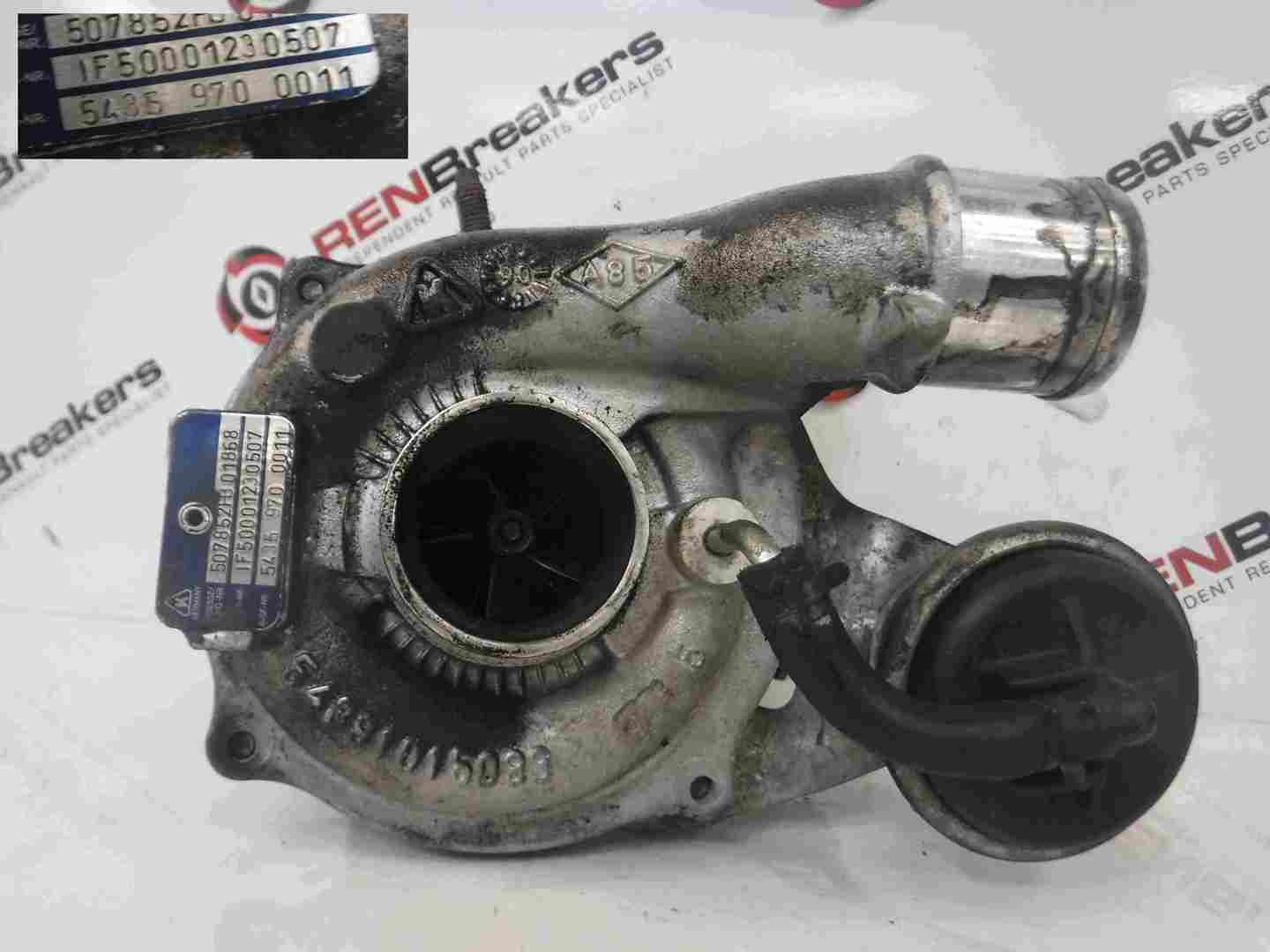 Renault Modus 2004-2008 1.5 dCi Turbo Charger Unit K9K 768 54359700011