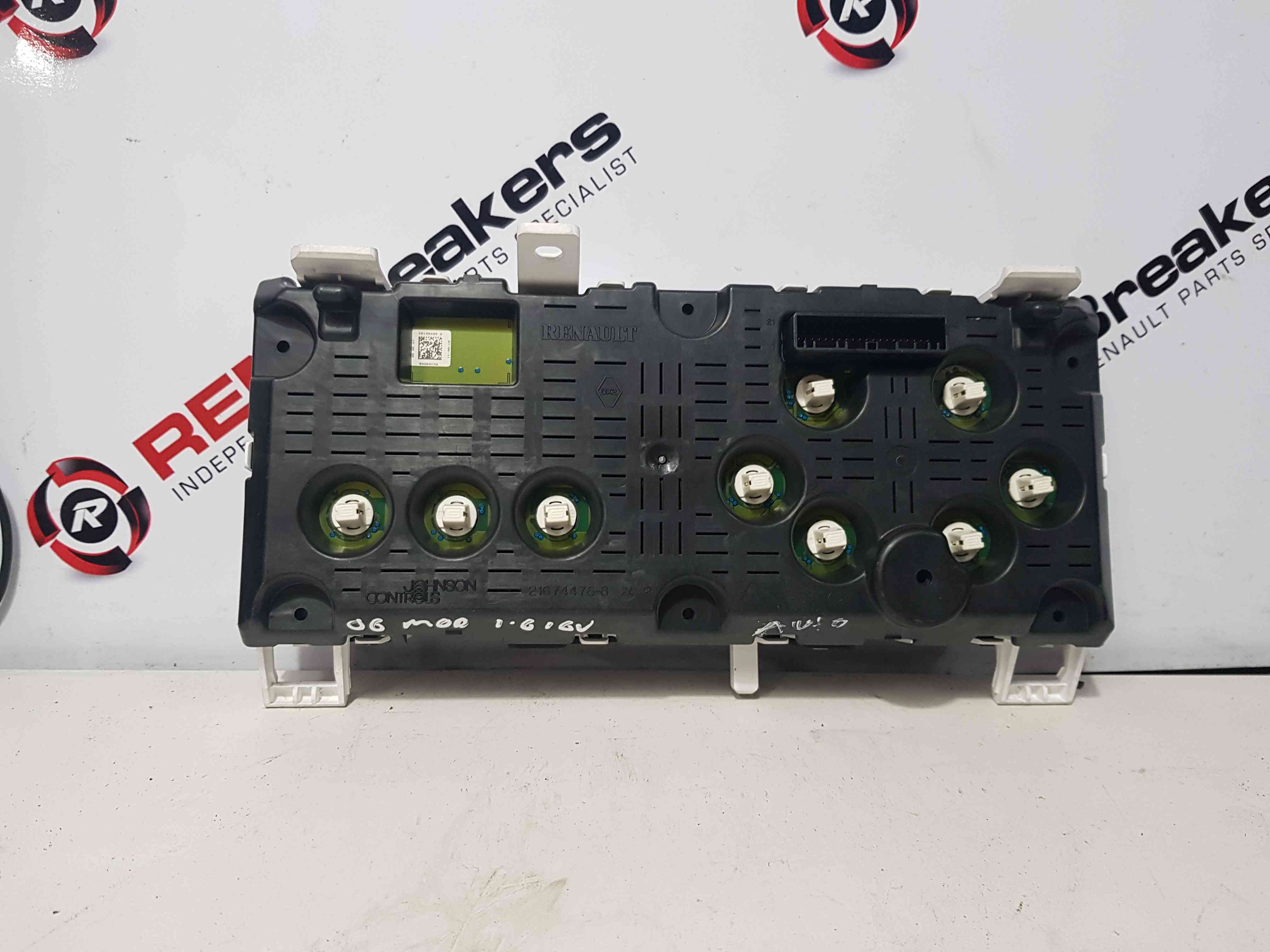 Thumb 8 Renault Modus 2004-2008 AUTO Instrument Panel Dials Clocks Gauges 8200699918