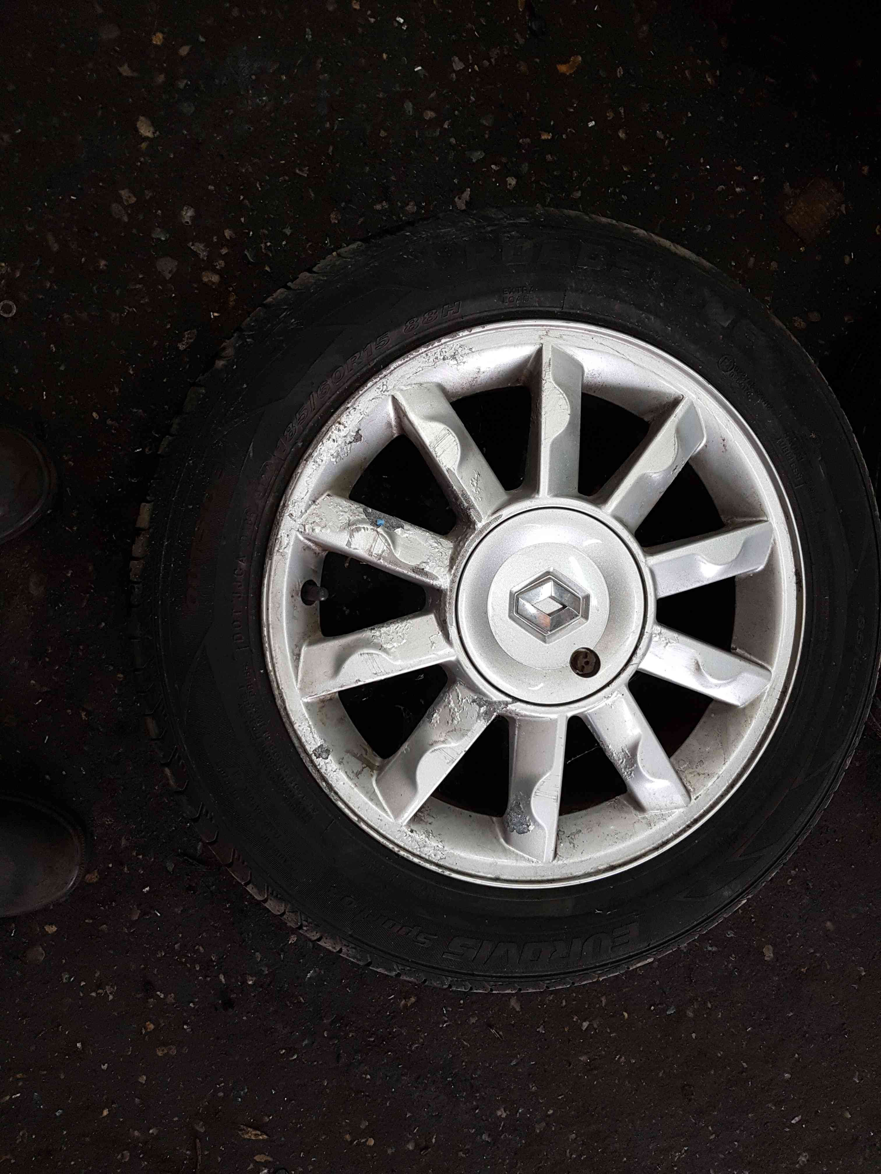 Thumb 5 Renault Modus 2004-2008 Alloy Wheel Kimono 15Inch   Tyre 185 60 15 6Mm Tread 3/5