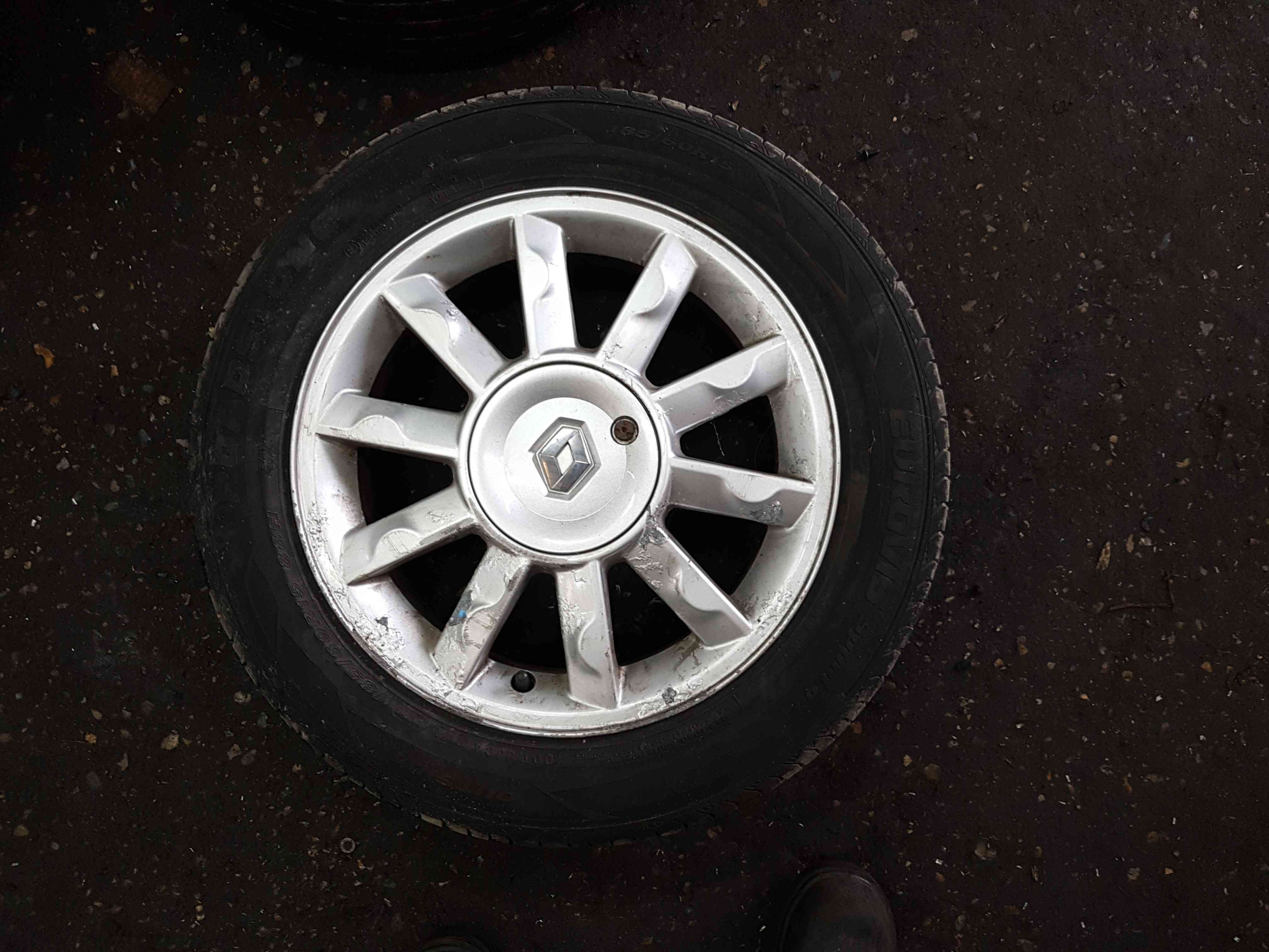 Thumb 10 Renault Modus 2004-2008 Alloy Wheel Kimono 15Inch   Tyre 185 60 15 6Mm Tread 3/5