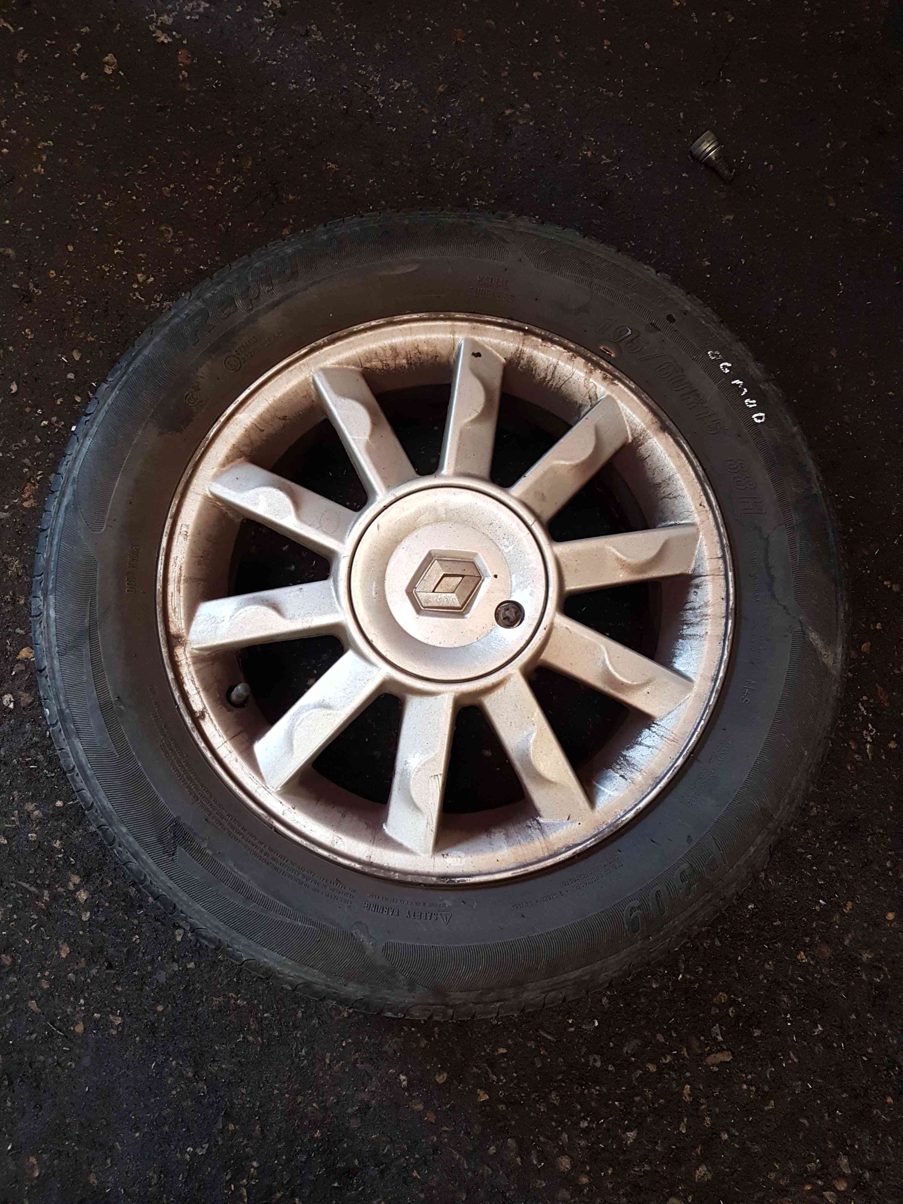 Thumb 3 Renault Modus 2004-2008 Alloy Wheel Kimono 15Inch Tyre + 195 60 15 3Mm Tread 3/5