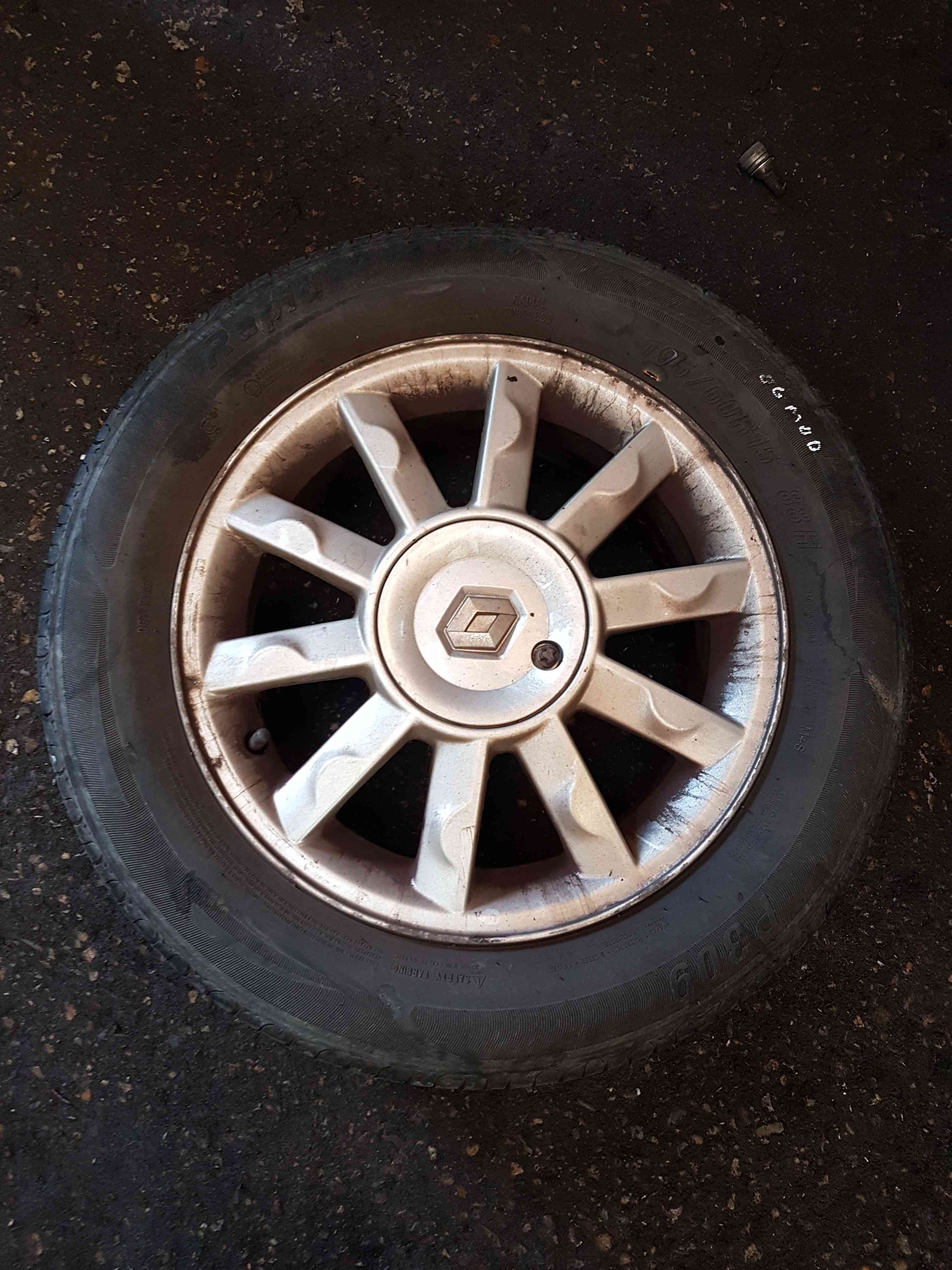 Thumb 4 Renault Modus 2004-2008 Alloy Wheel Kimono 15Inch Tyre + 195 60 15 3Mm Tread 3/5