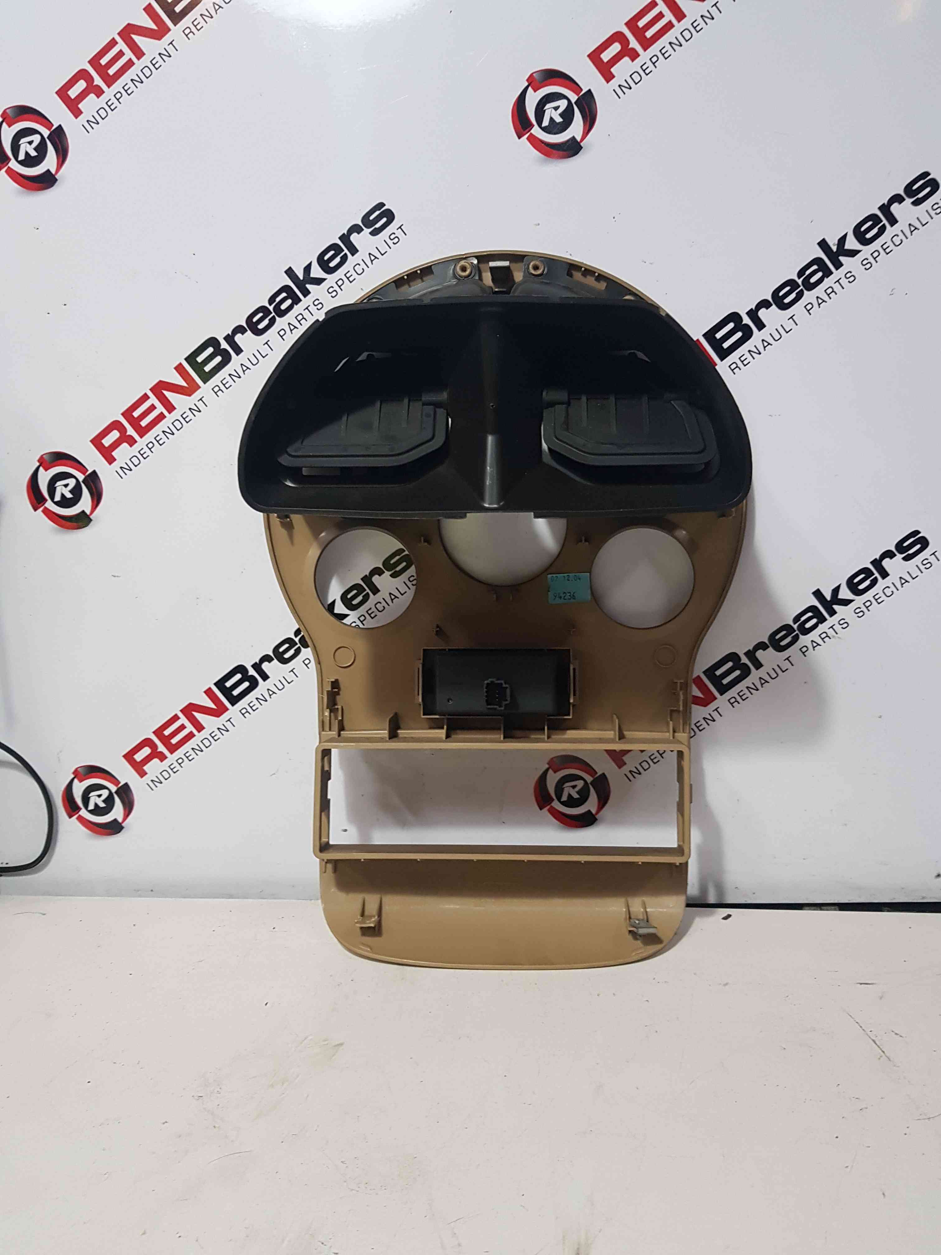 Thumb 6 Renault Modus 2004-2008 Centre Heater Vent Surround Beige Trim 8200327063