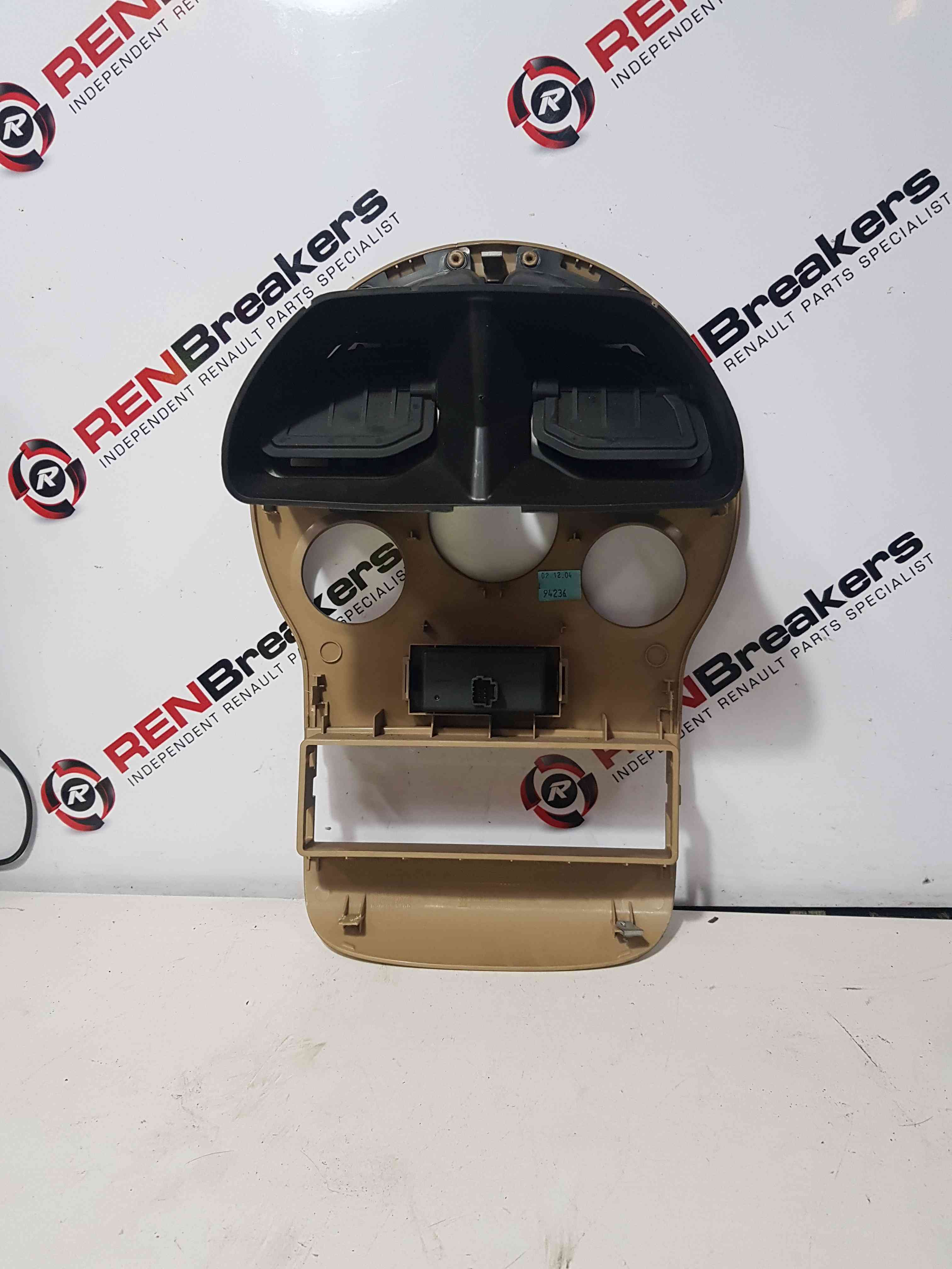 Thumb 7 Renault Modus 2004-2008 Centre Heater Vent Surround Beige Trim 8200327063