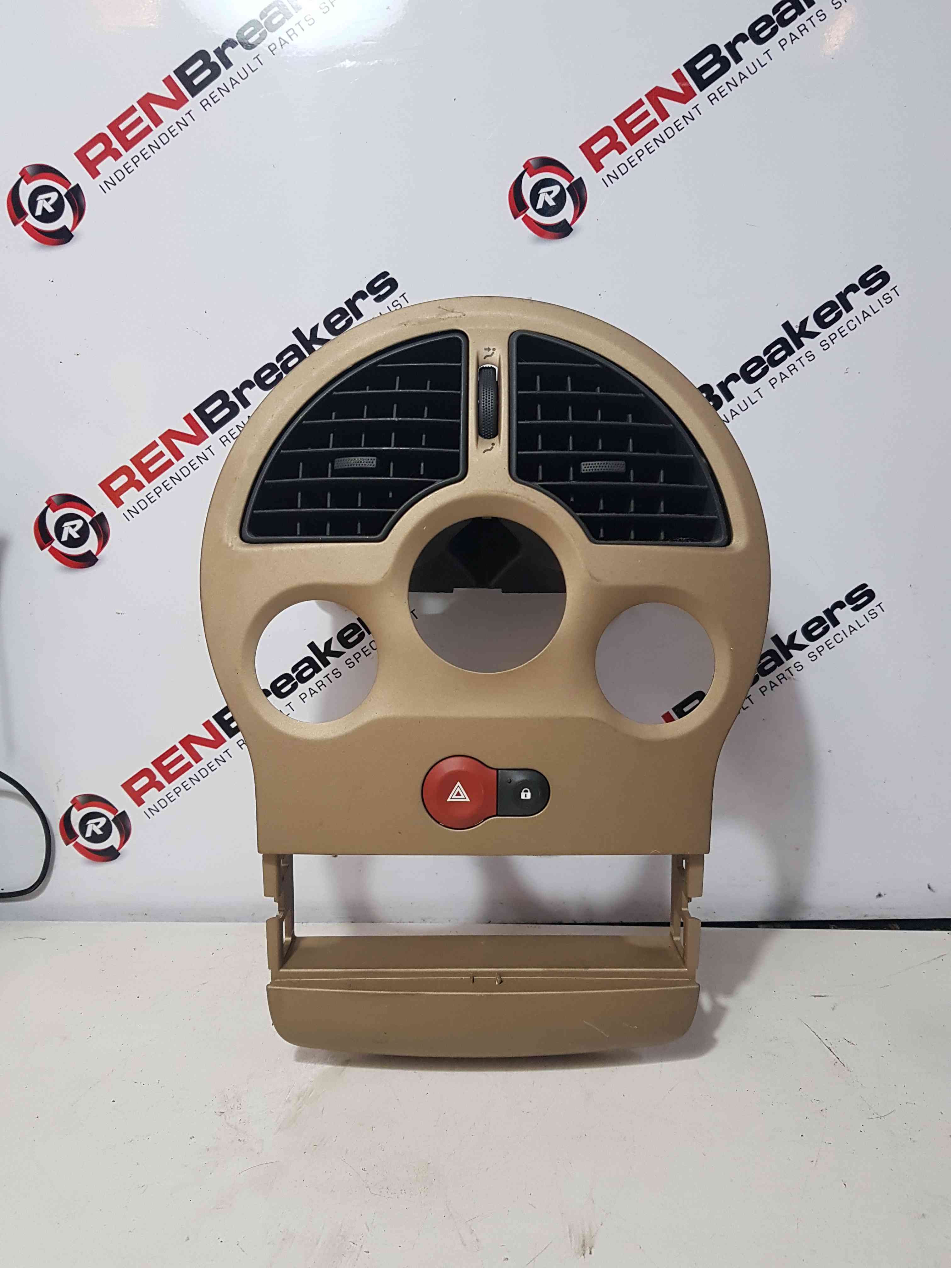 Thumb 9 Renault Modus 2004-2008 Centre Heater Vent Surround Beige Trim 8200327063