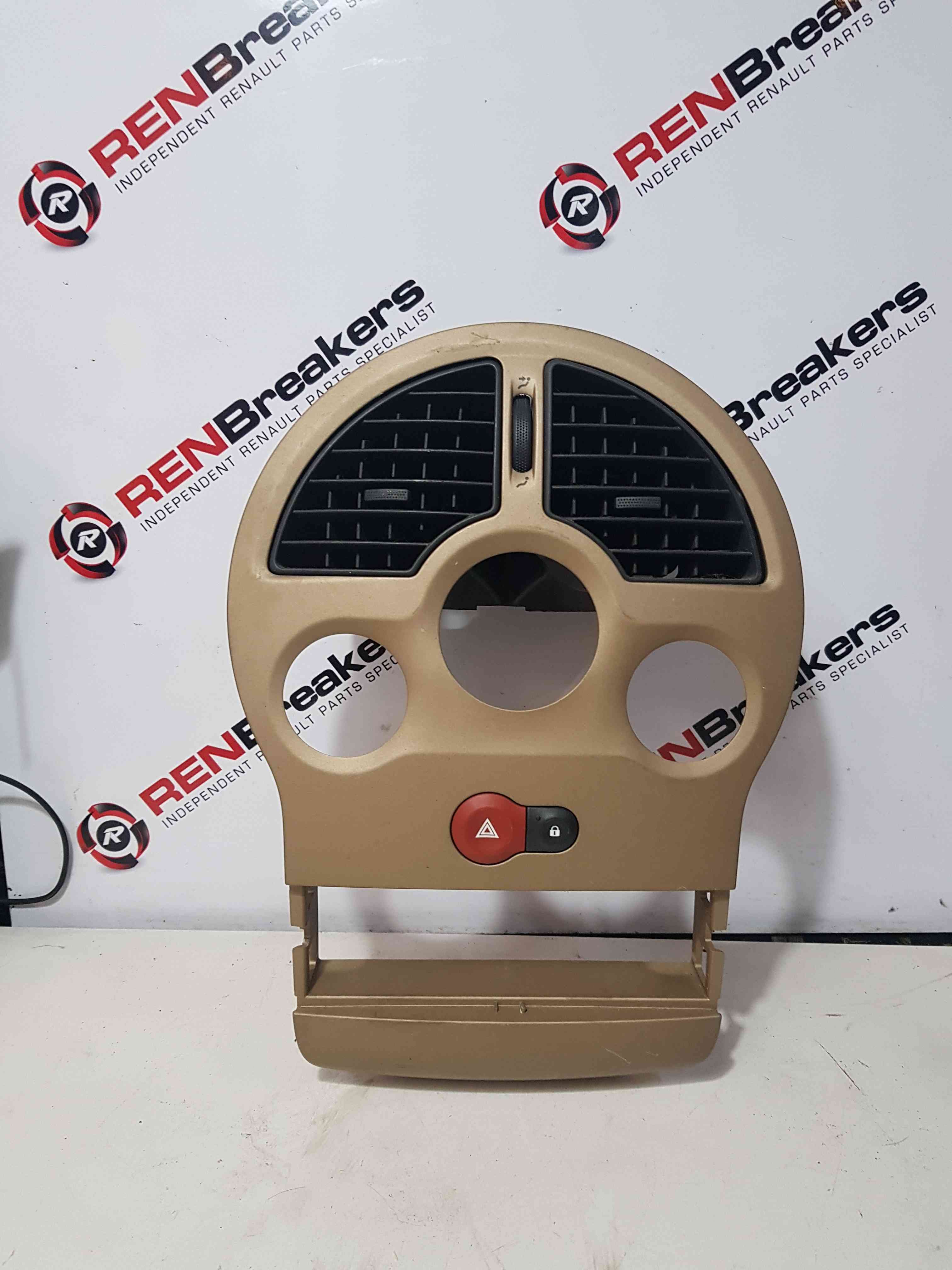 Thumb 10 Renault Modus 2004-2008 Centre Heater Vent Surround Beige Trim 8200327063