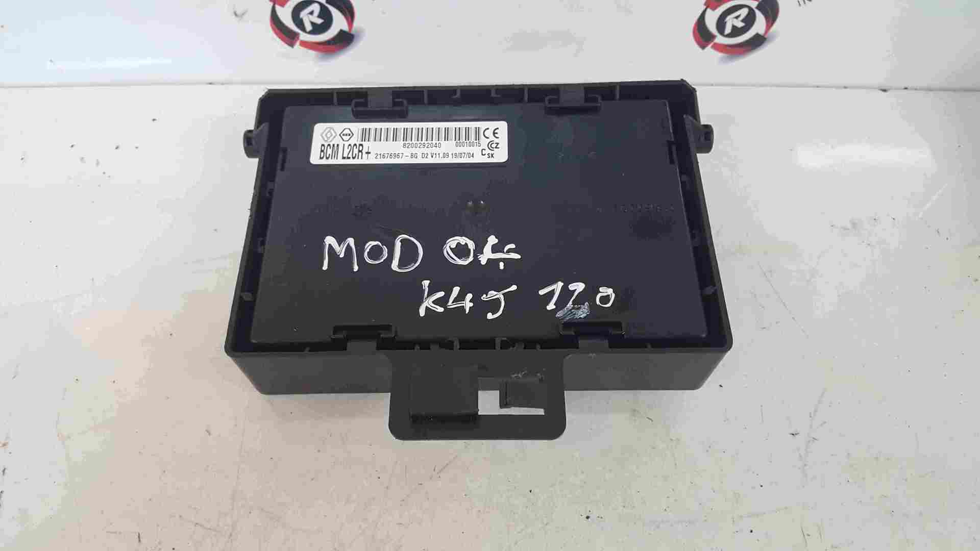 Renault Modus 2004-2008 Dashboard Fuse BOX UCH BCM Recoding Service 8200292040