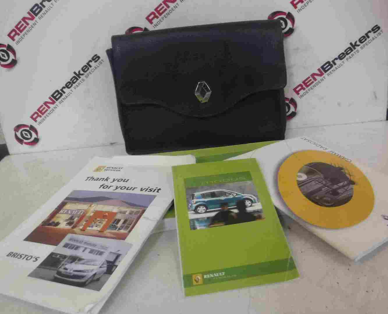 Renault Modus 2004-2008 Documents Handbook Guides + Wallet Folder