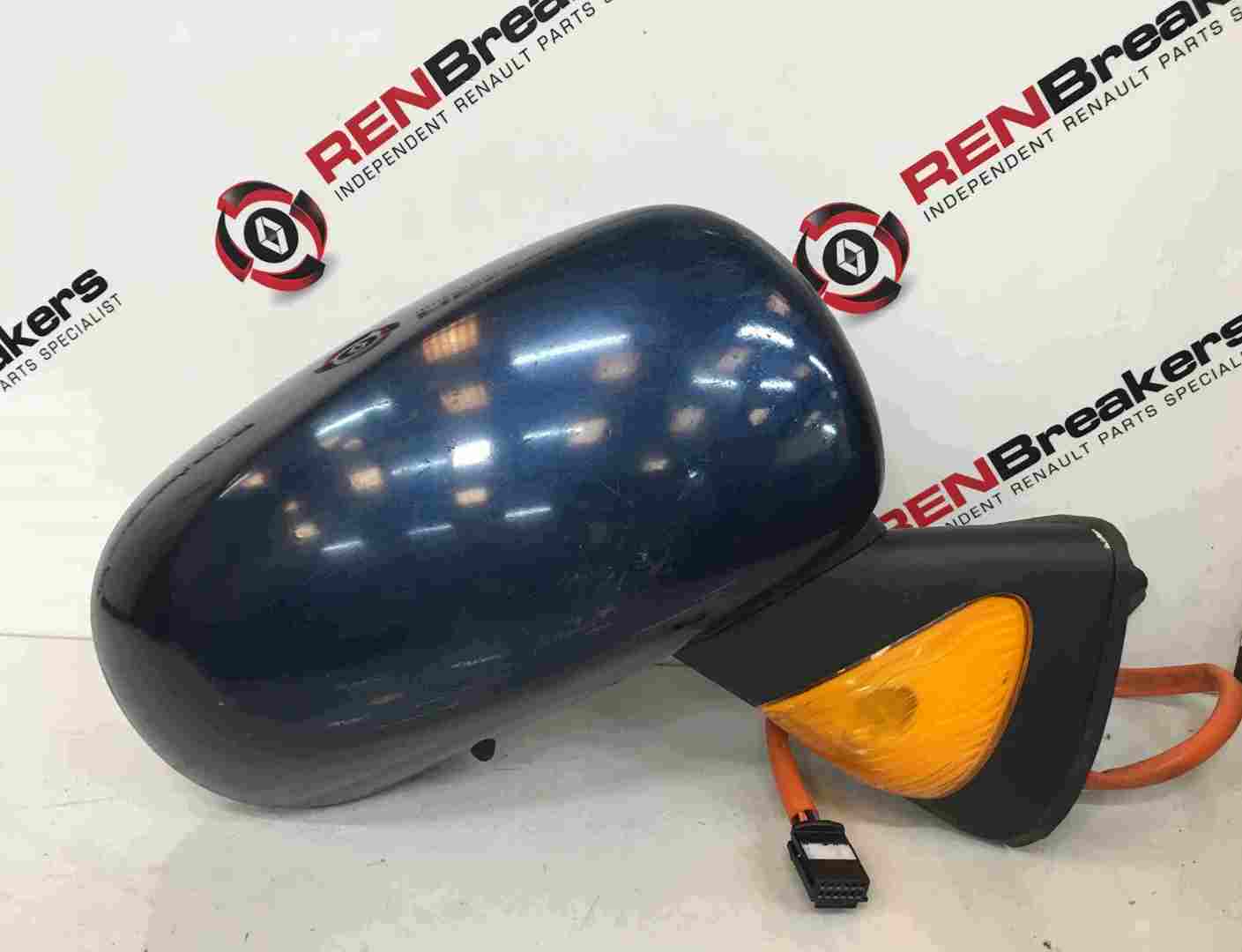 Renault Modus 2004-2008 Driver OS Wing Mirror Blue TED44