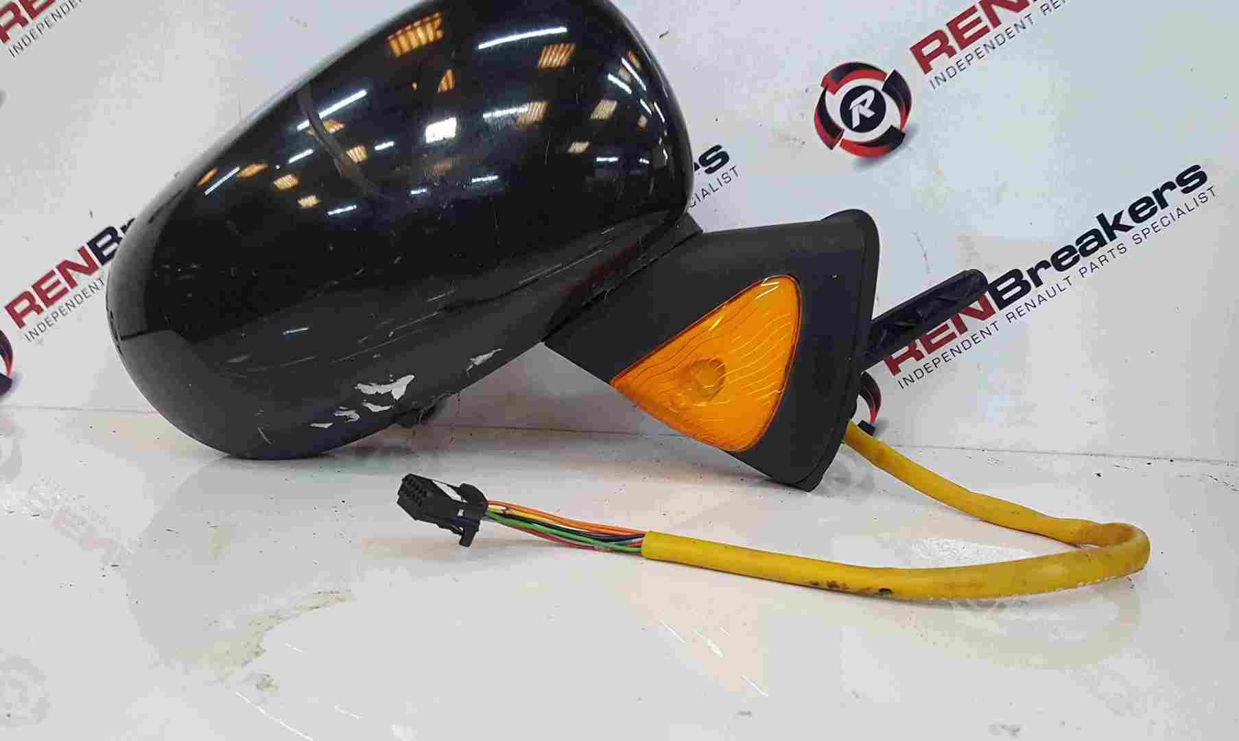 Thumb 3 Renault Modus 2004-2008 Drivers OS Wing Mirror Black Power Folding 676