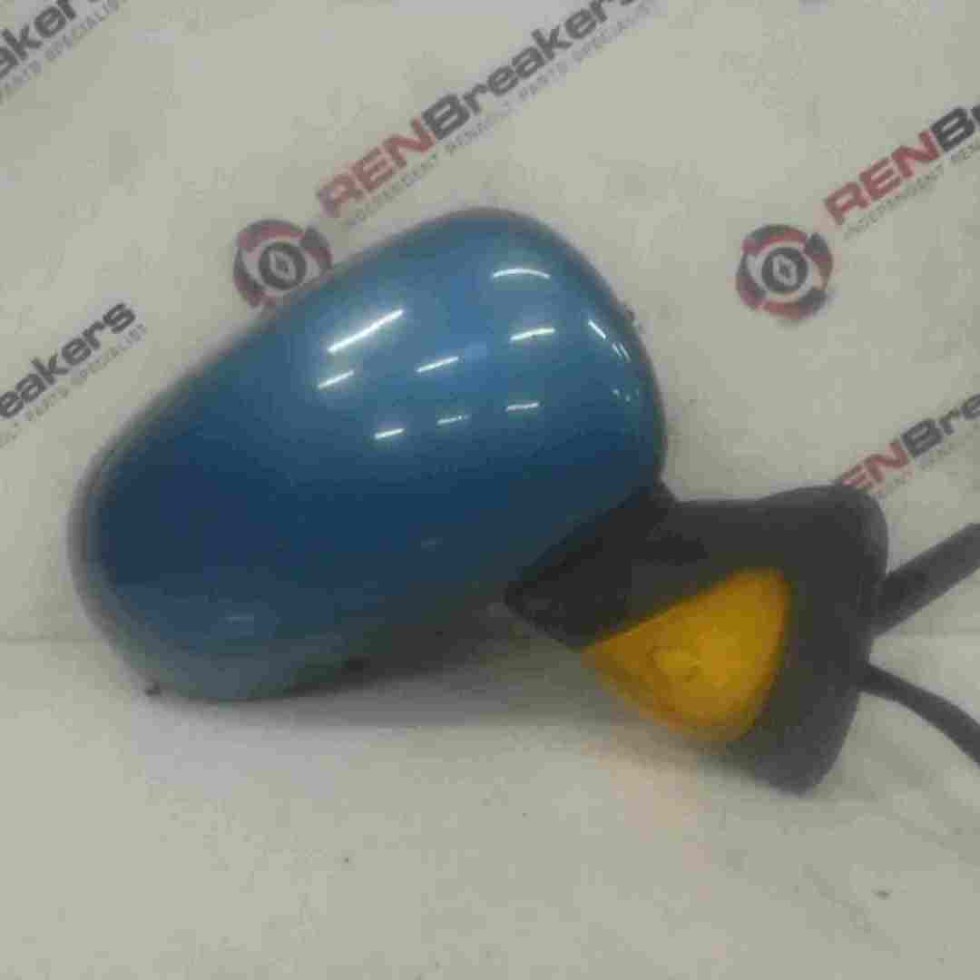 Renault Modus 2004-2008 Drivers OS Wing Mirror Blue Aqua TEJ42