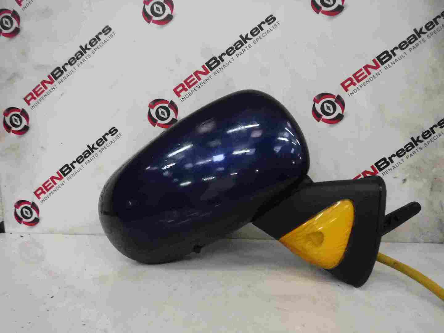 Renault Modus 2004-2008 Drivers OS Wing Mirror Blue TED44 Folding