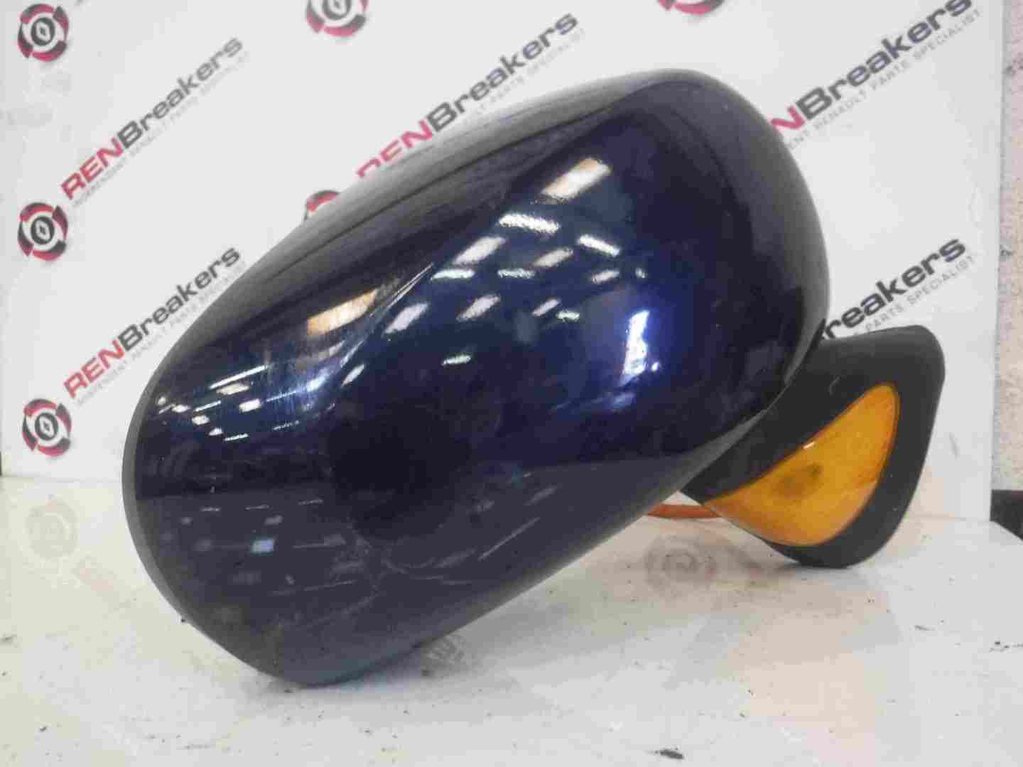 Renault Modus 2004-2008 Drivers OS Wing Mirror Blue TED44