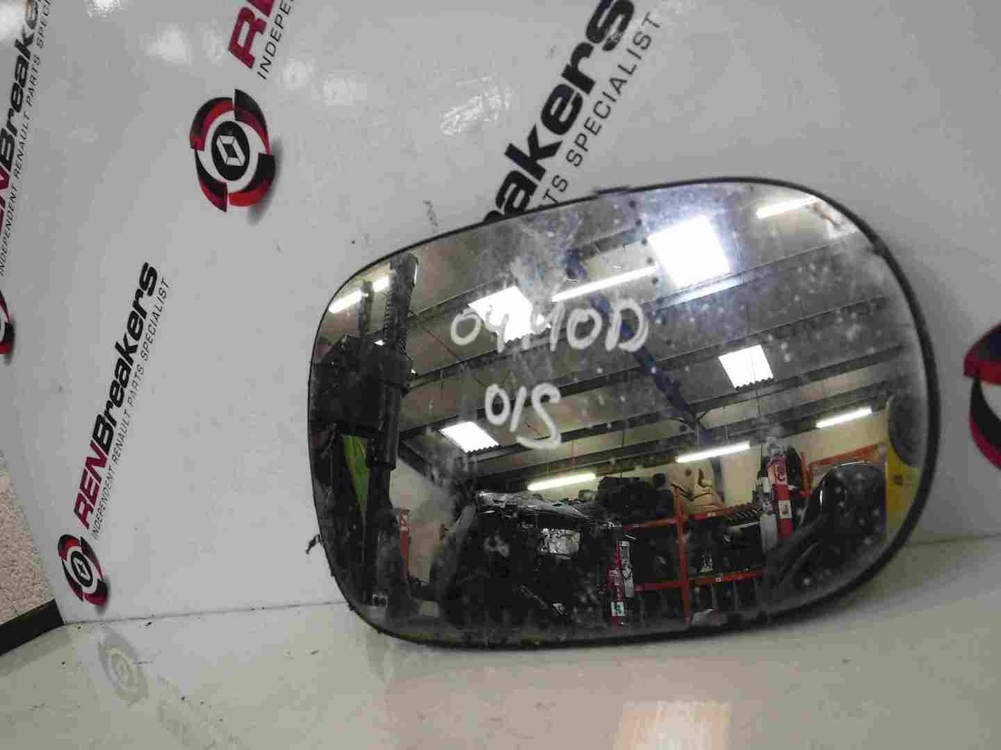 Renault Modus 2004-2008 Drivers OS Wing Mirror Glass