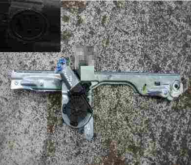 Renault Modus 2004-2008 Drivers OSF Front Window Motor + Regulator 2pin