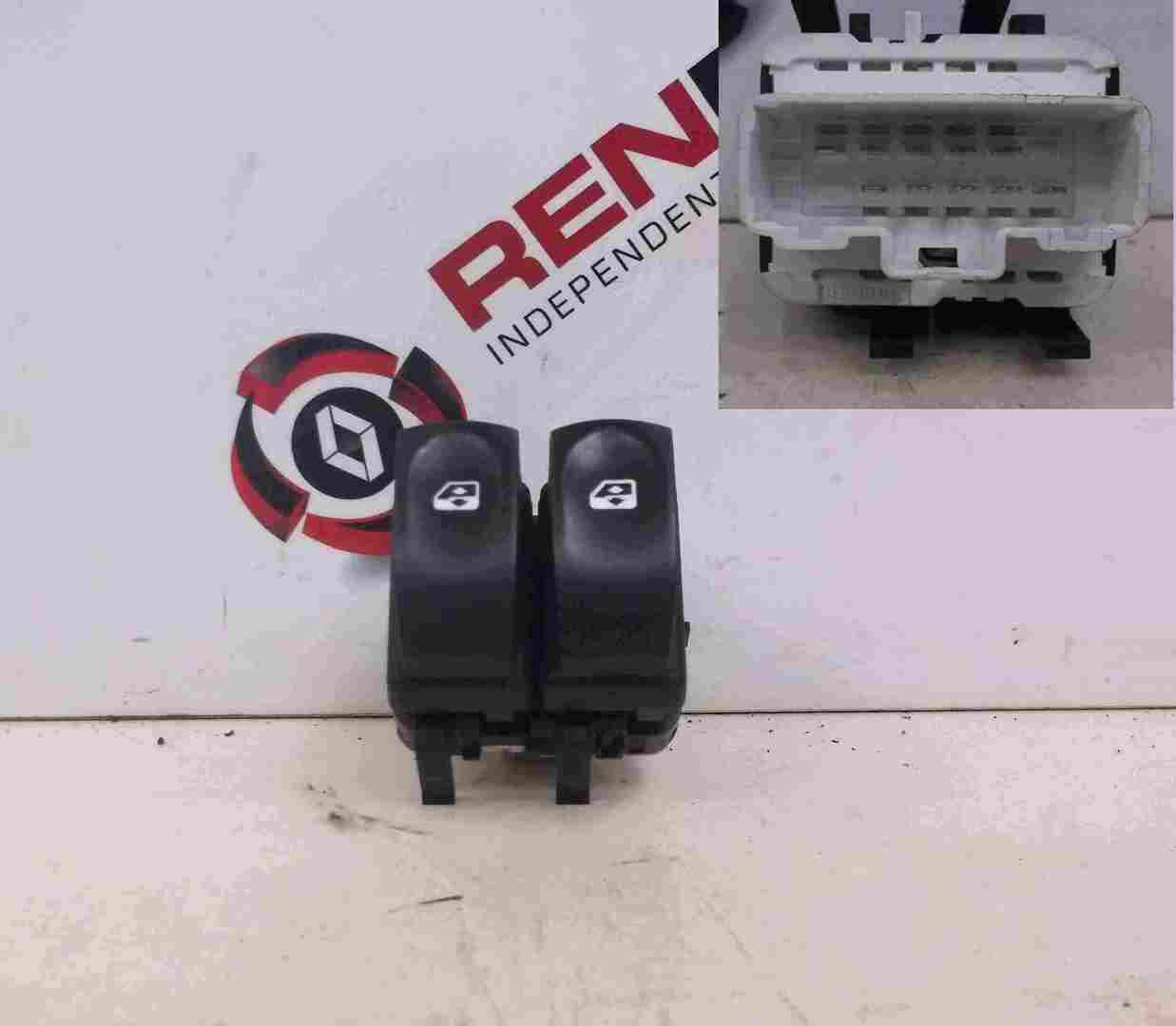 Renault Modus 2004-2008 Drivers OSF Front Window Switch Dual 214944b