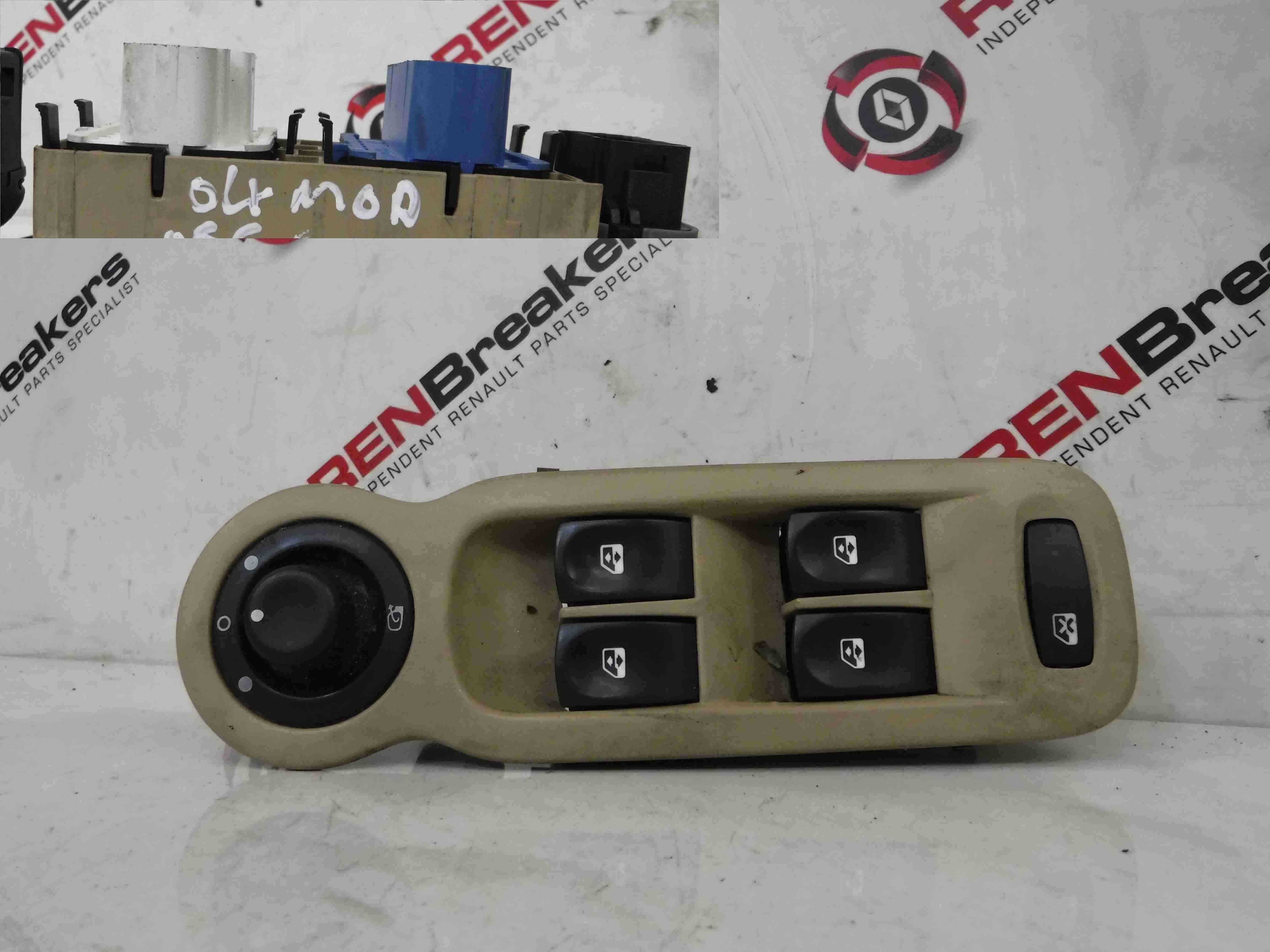 Renault Modus 2004-2008 Drivers OSF Front Window Switch Panel Mirror Beige