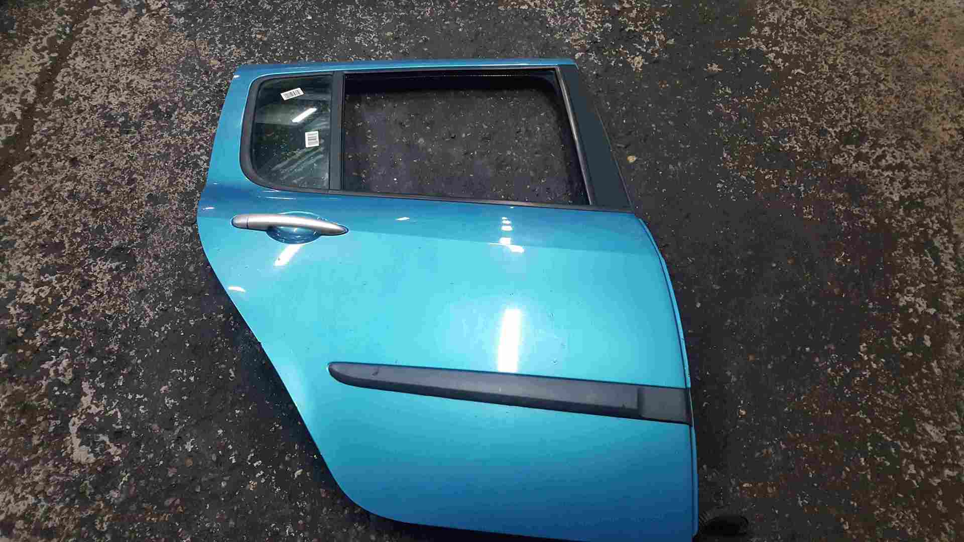 Renault Modus 2004-2008 Drivers OSR Rear Door Blue Green TEJ42