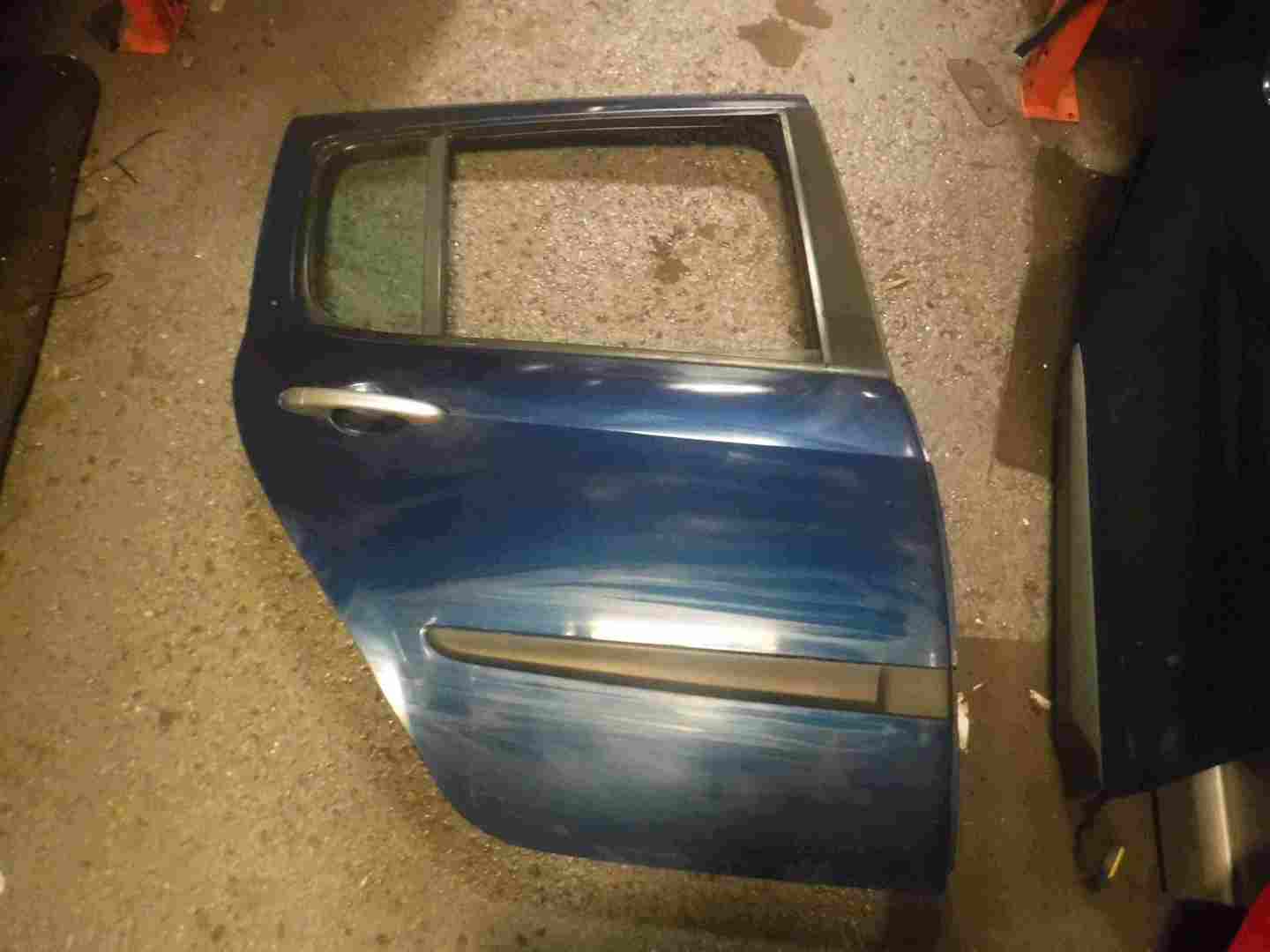 Renault Modus 2004-2008 Drivers OSR Rear Door Blue TED44