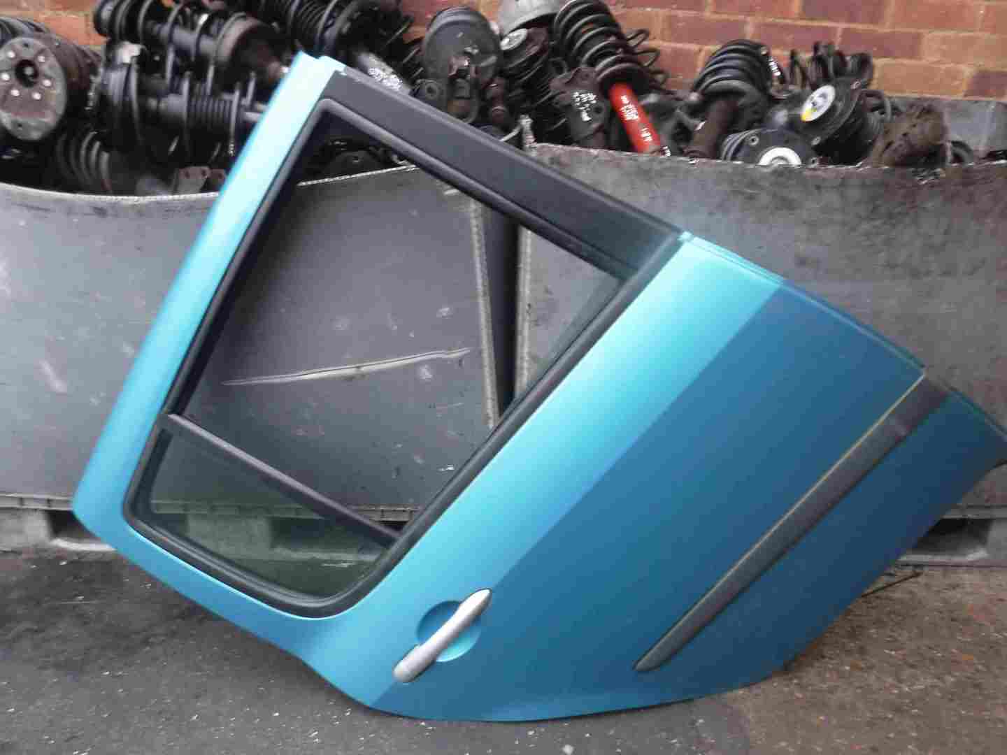 Renault Modus 2004-2008 Drivers OSR Rear Door Blue TEJ42