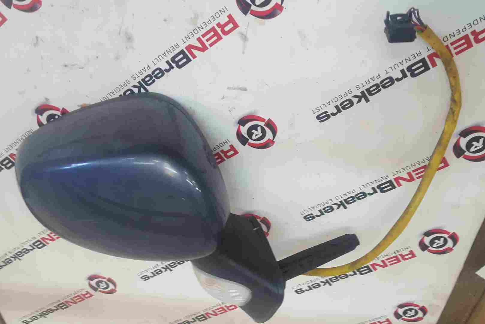 Renault Modus 2004-2008 Drivers Os Wing Mirror Purple Blue Tej47