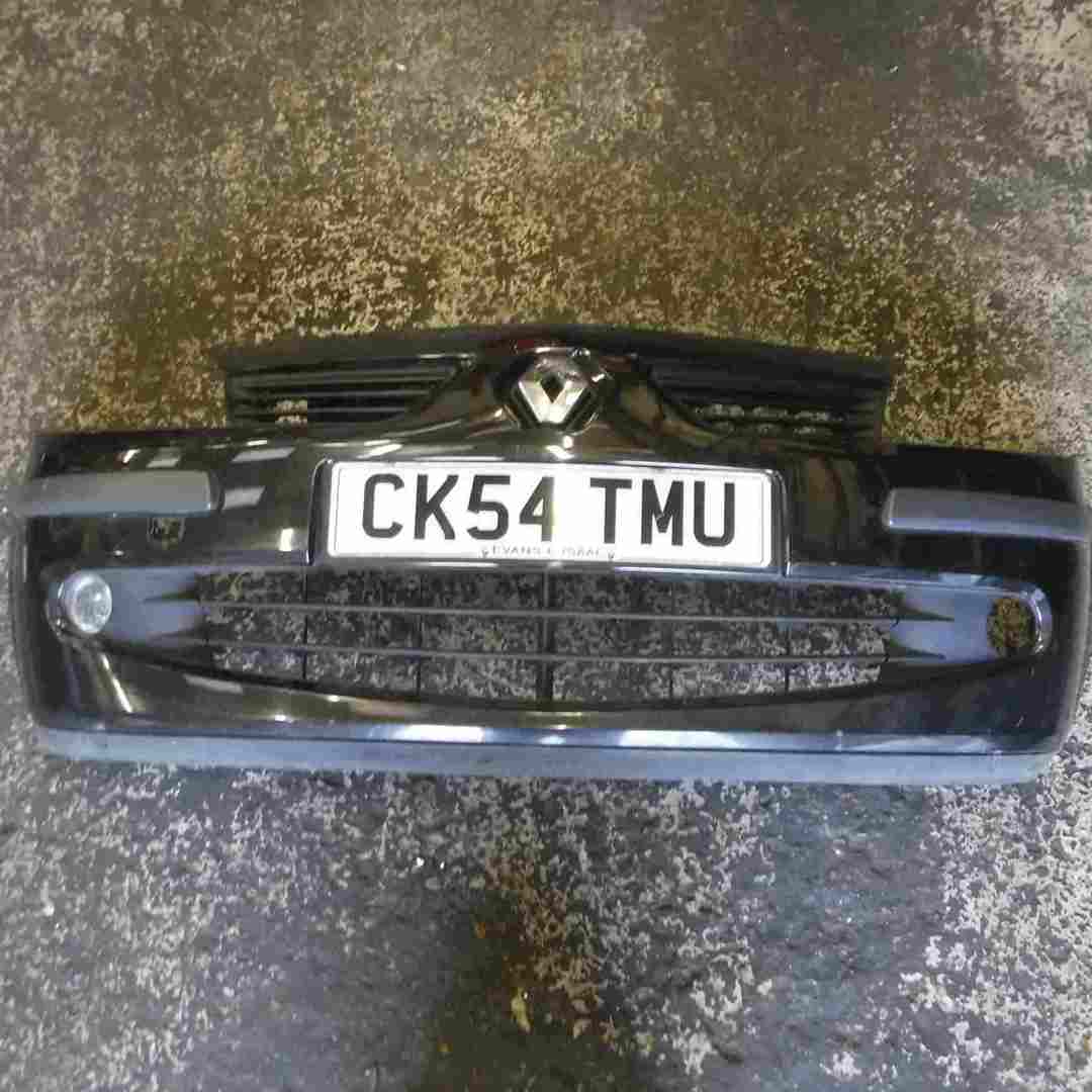 Renault Modus 2004-2008 Front Bumper Black 676