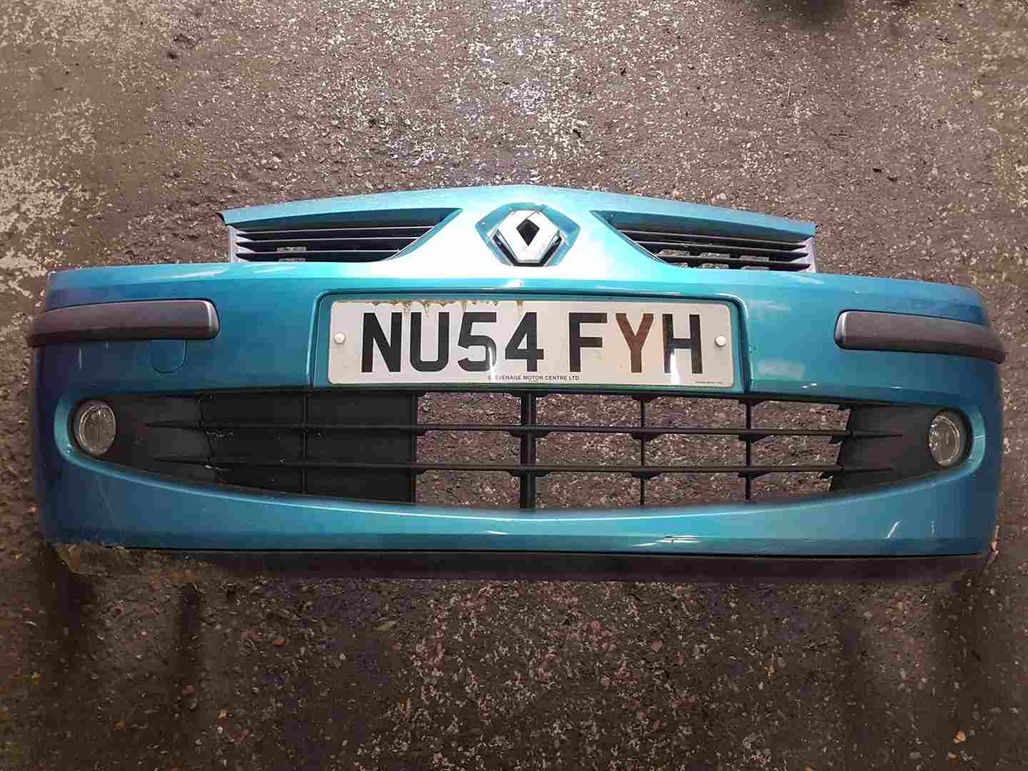 Renault Modus 2004-2008 Front Bumper Blue Aqua Tej42