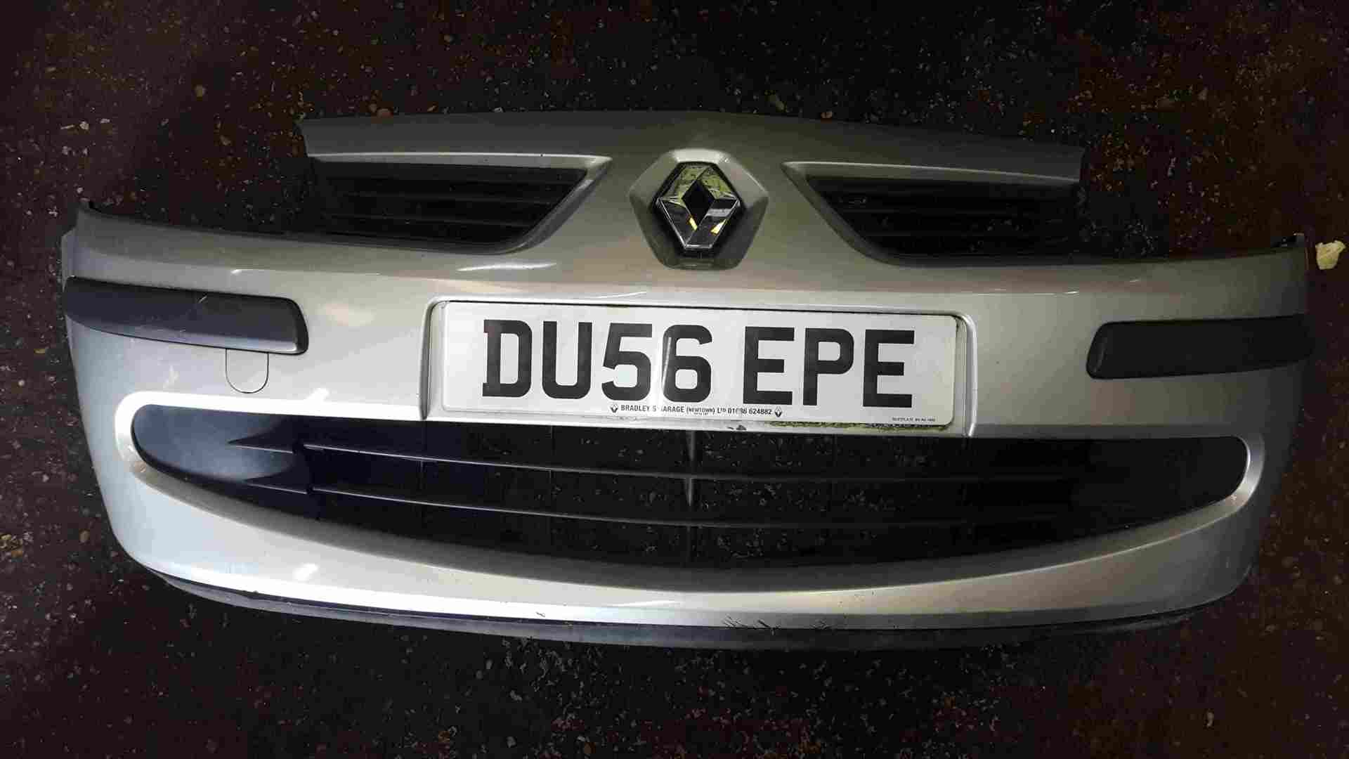 Renault Modus 2004-2008 Front Bumper Silver TED69