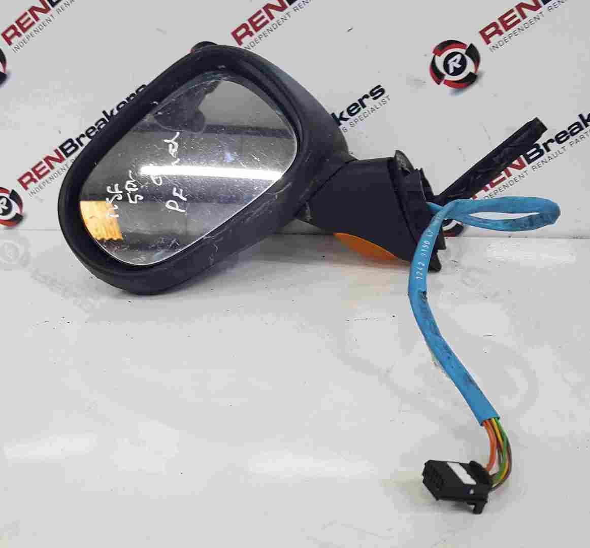 Thumb 2 Renault Modus 2004-2008 Passenger NS Wing Mirror Plain Black Power Folding