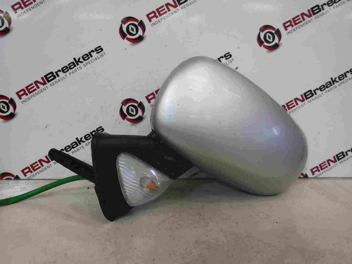 Renault Modus 2004-2008 Passenger NS Wing Mirror Silver TED69