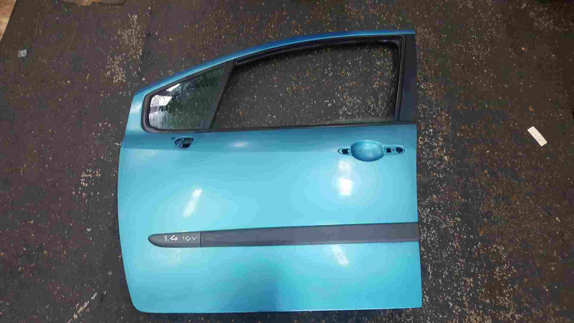 Thumb 6 Renault Modus 2004-2008 Passenger NSF Front Door Aqua Blue Green TEJ42