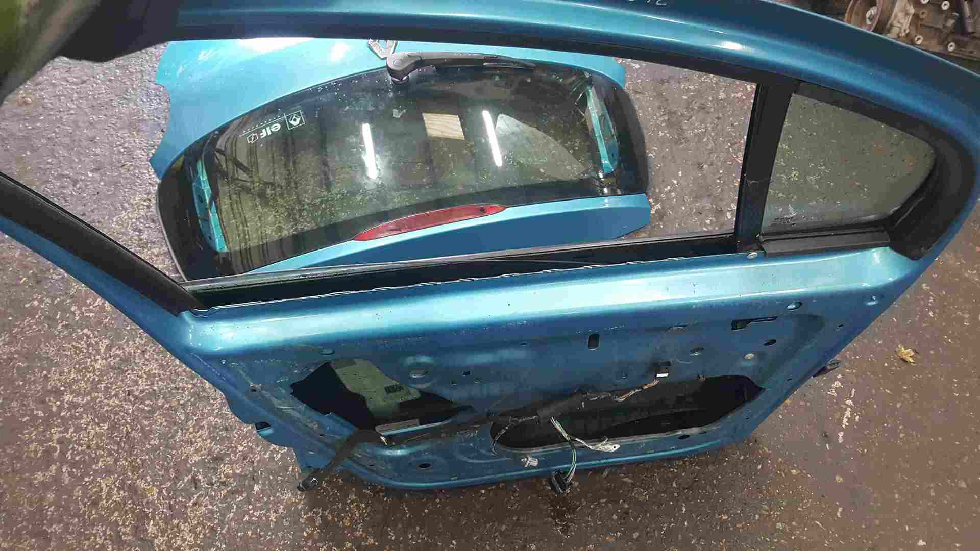 Thumb 2 Renault Modus 2004-2008 Passenger NSF Front Door Aqua Blue Green TEJ42