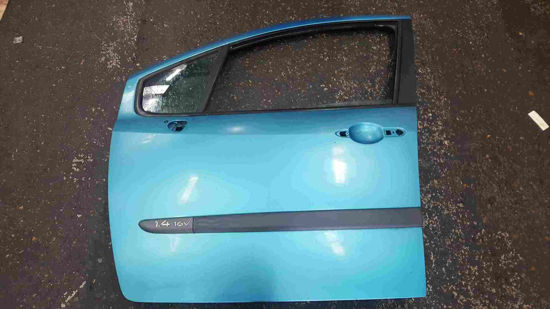 Renault Modus 2004-2008 Passenger NSF Front Door Aqua Blue Green TEJ42