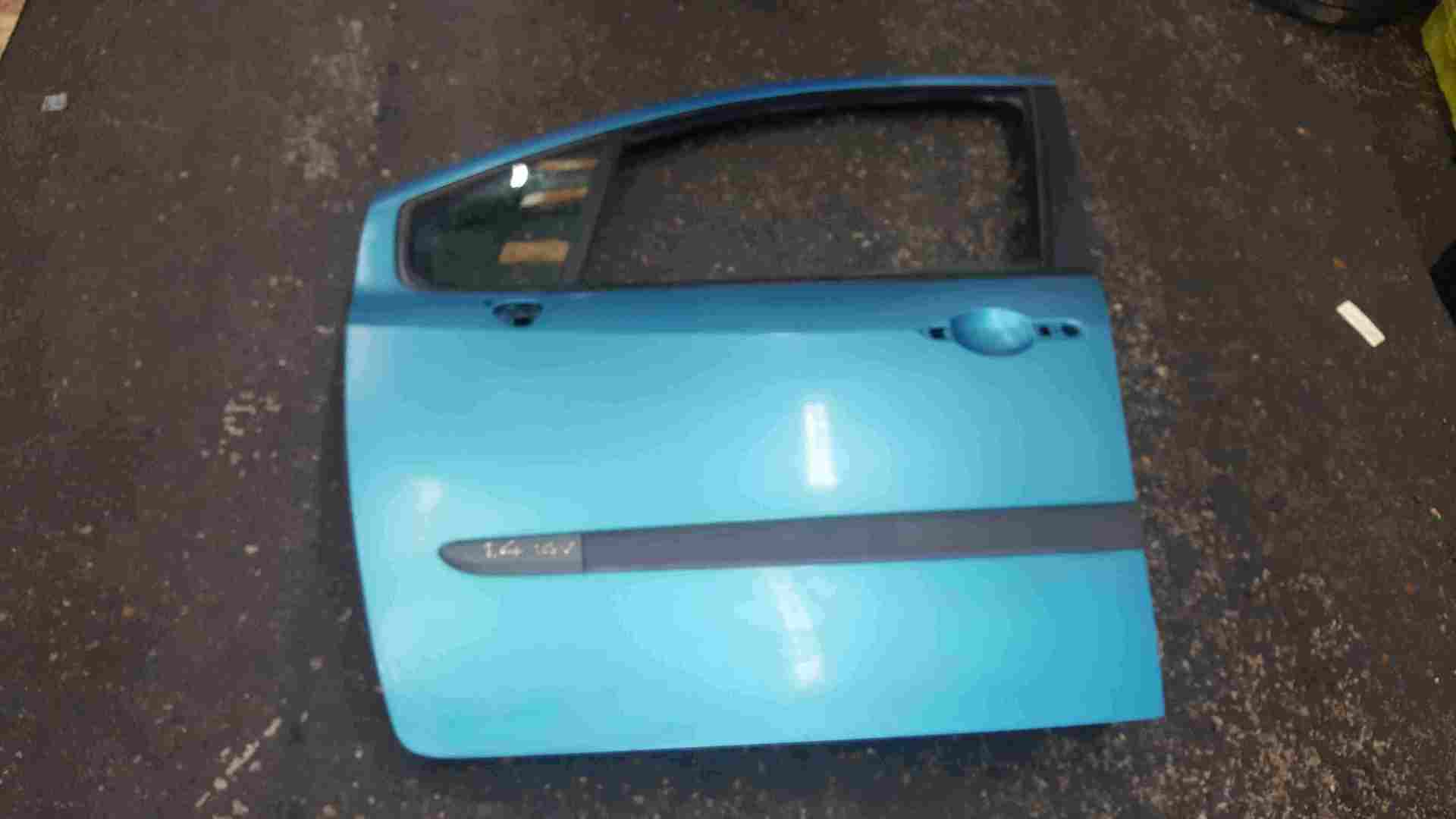 Thumb 7 Renault Modus 2004-2008 Passenger NSF Front Door Aqua Blue Green TEJ42