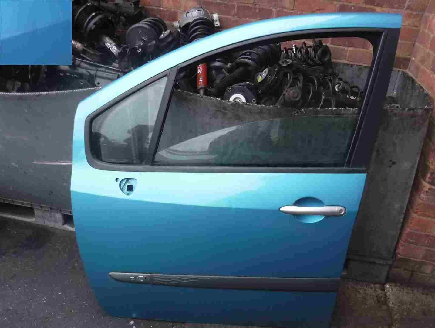 Renault Modus 2004-2008 Passenger NSF Front Door Blue TEJ42
