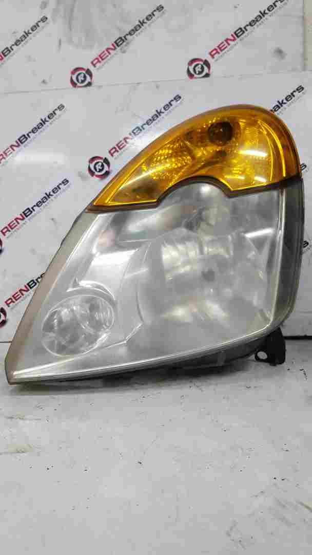 Thumb 2 Renault Modus 2004-2008 Passenger NSF Front Headlight Lens Orange Indicator cldy