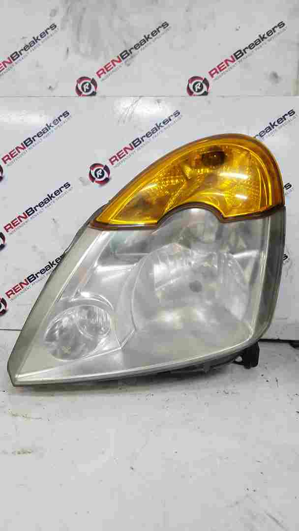 Thumb 4 Renault Modus 2004-2008 Passenger NSF Front Headlight Lens Orange Indicator cldy