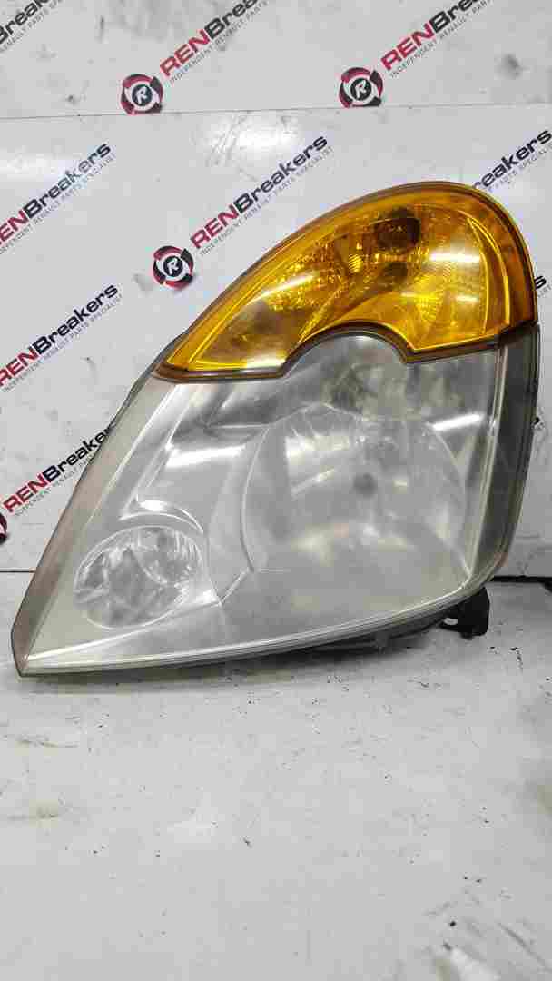 Renault Modus 2004-2008 Passenger NSF Front Headlight Lens Orange Indicator cldy