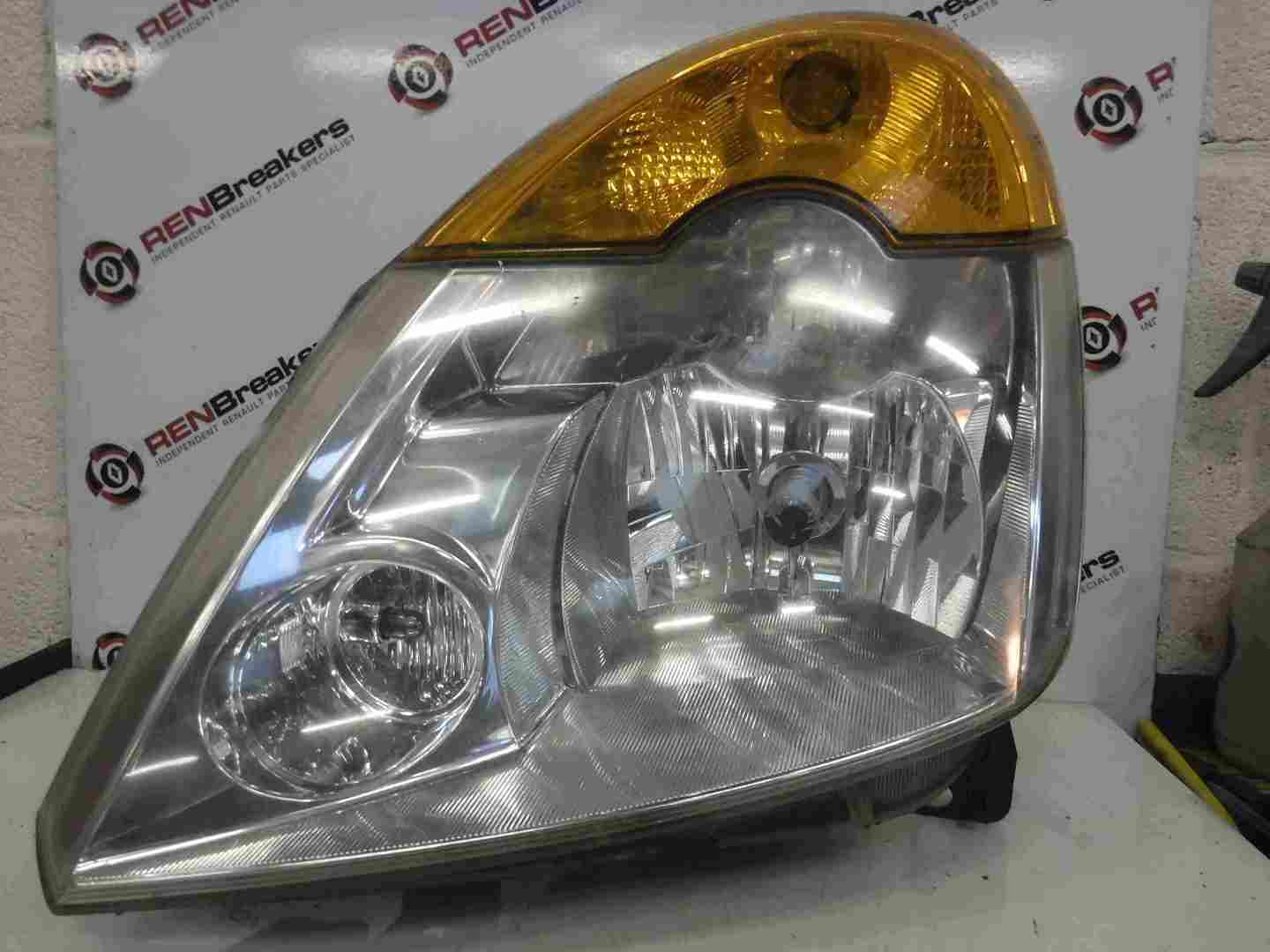 Renault Modus 2004-2008 Passenger NSF Front Headlight Lens Head Lamp 8200652045