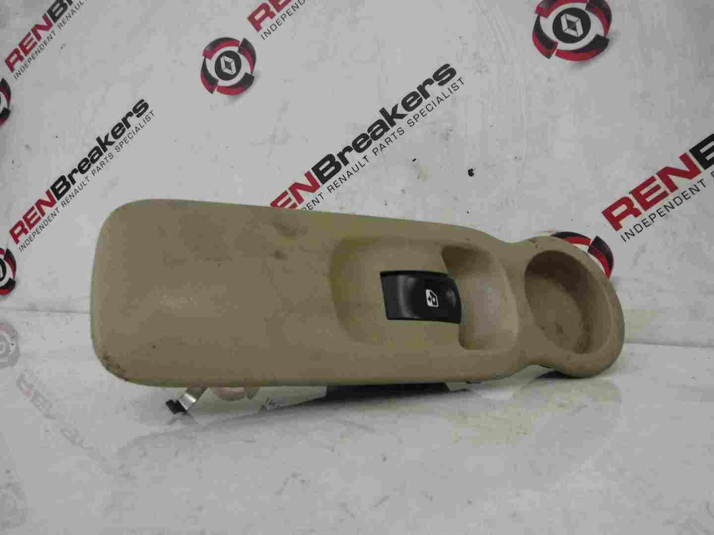 Renault Modus 2004-2008 Passenger NSF Front Window Switch + Panel Beige