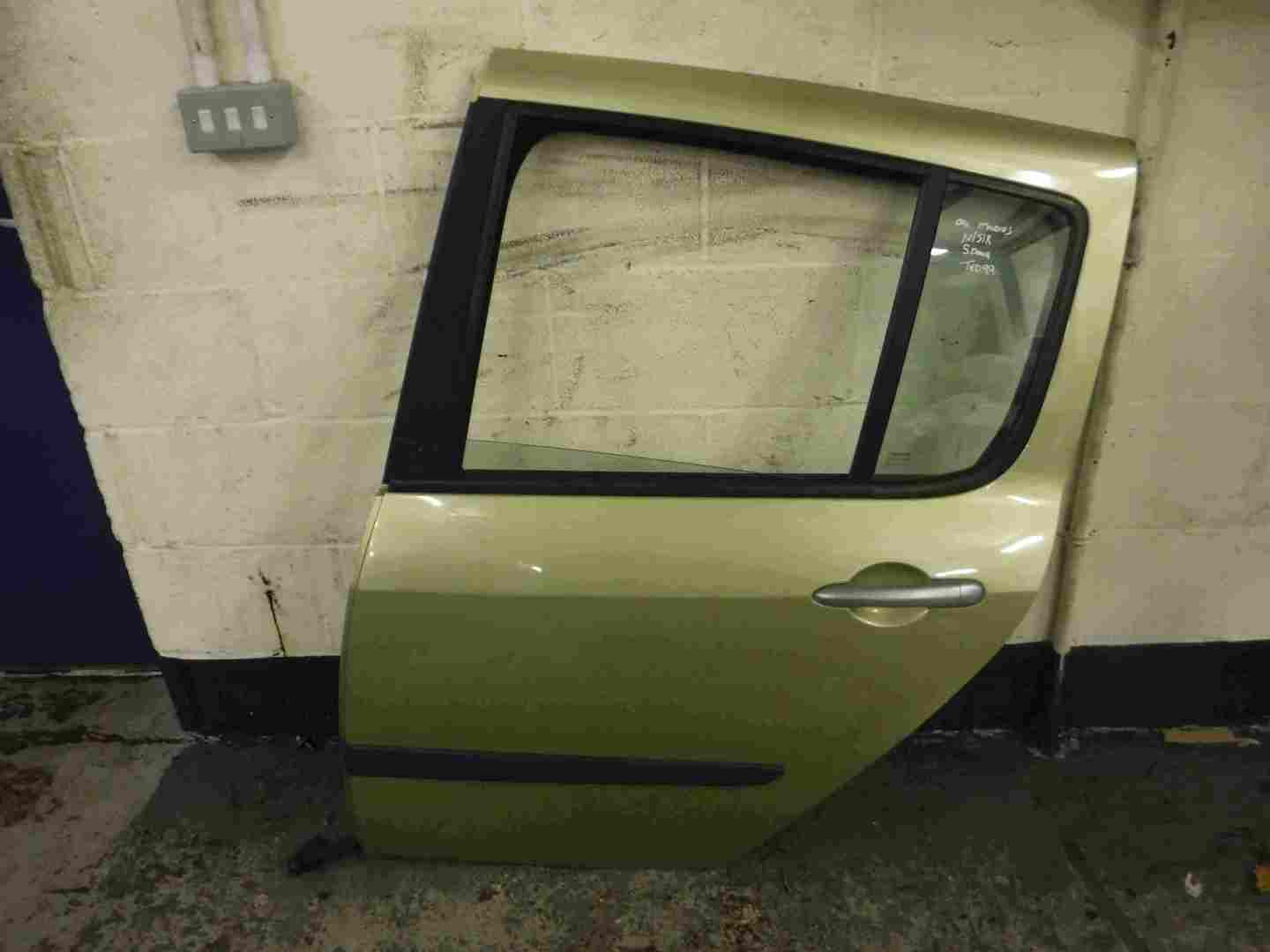 Renault Modus 2004-2008 Passenger NSR Rear Door Green TED99