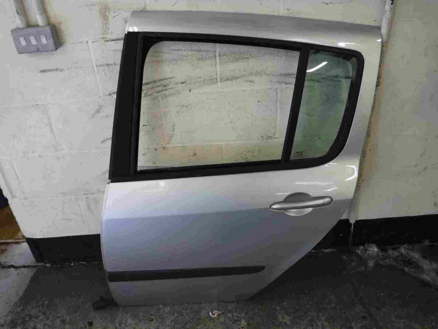 Renault Modus 2004-2008 Passenger NSR Rear Door Silver TED69