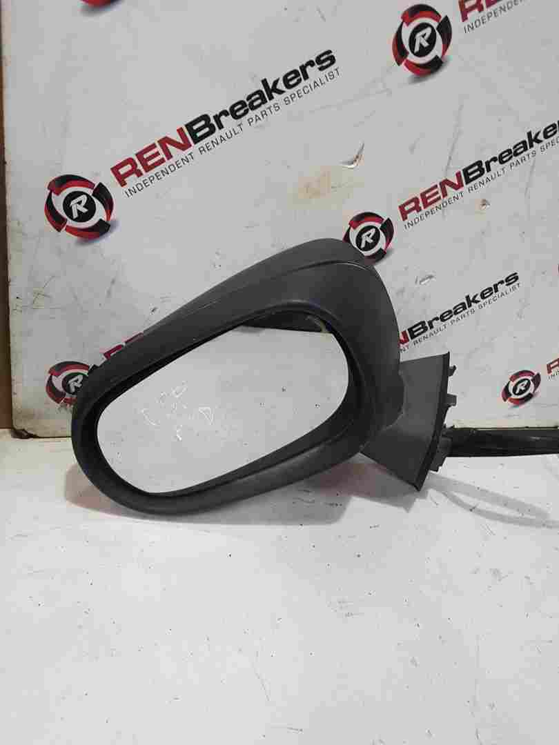 Thumb 3 Renault Modus 2004-2008 Passenger Ns Wing Mirror Plain Black