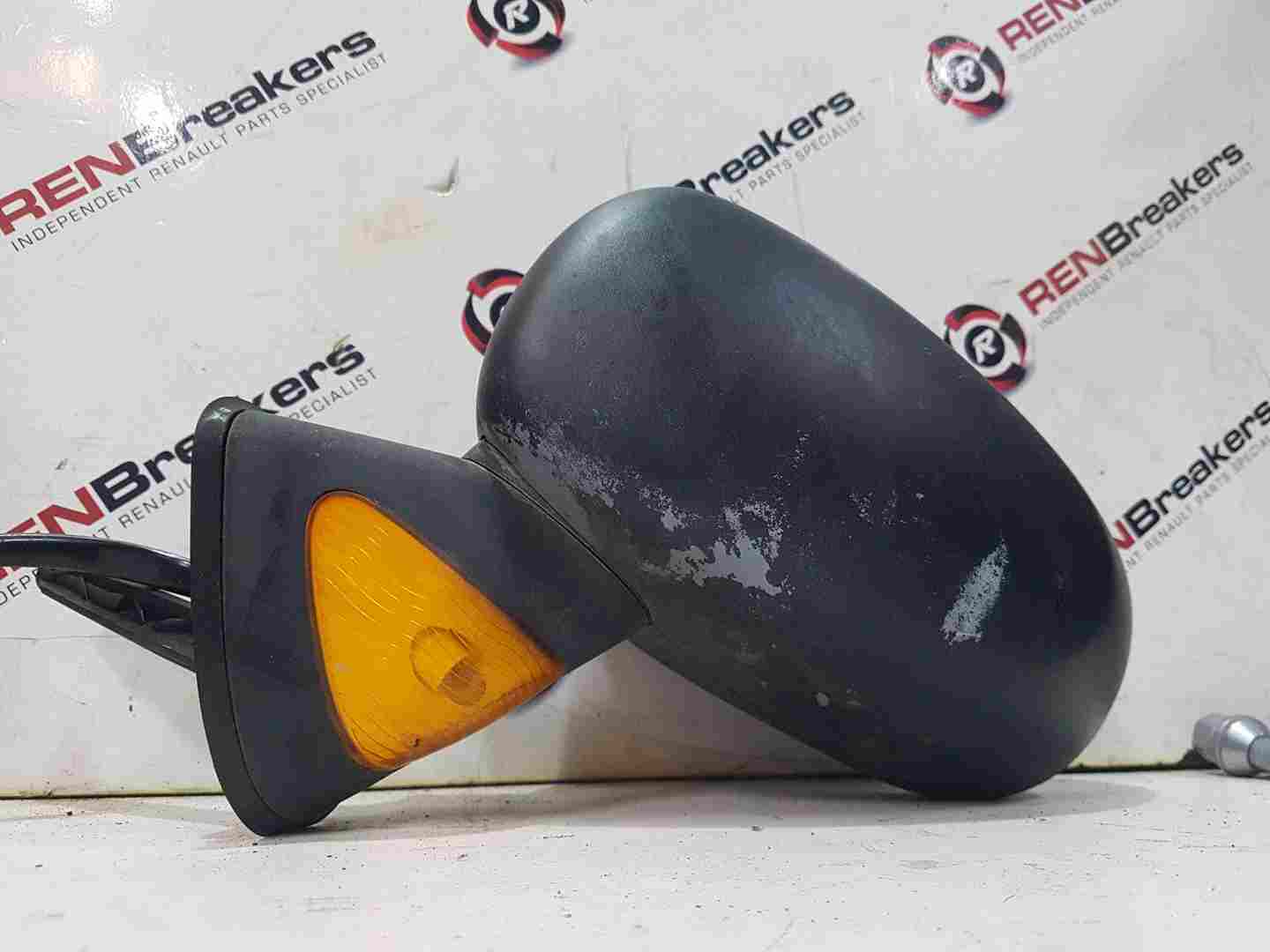 Renault Modus 2004-2008 Passenger Ns Wing Mirror Plain Black