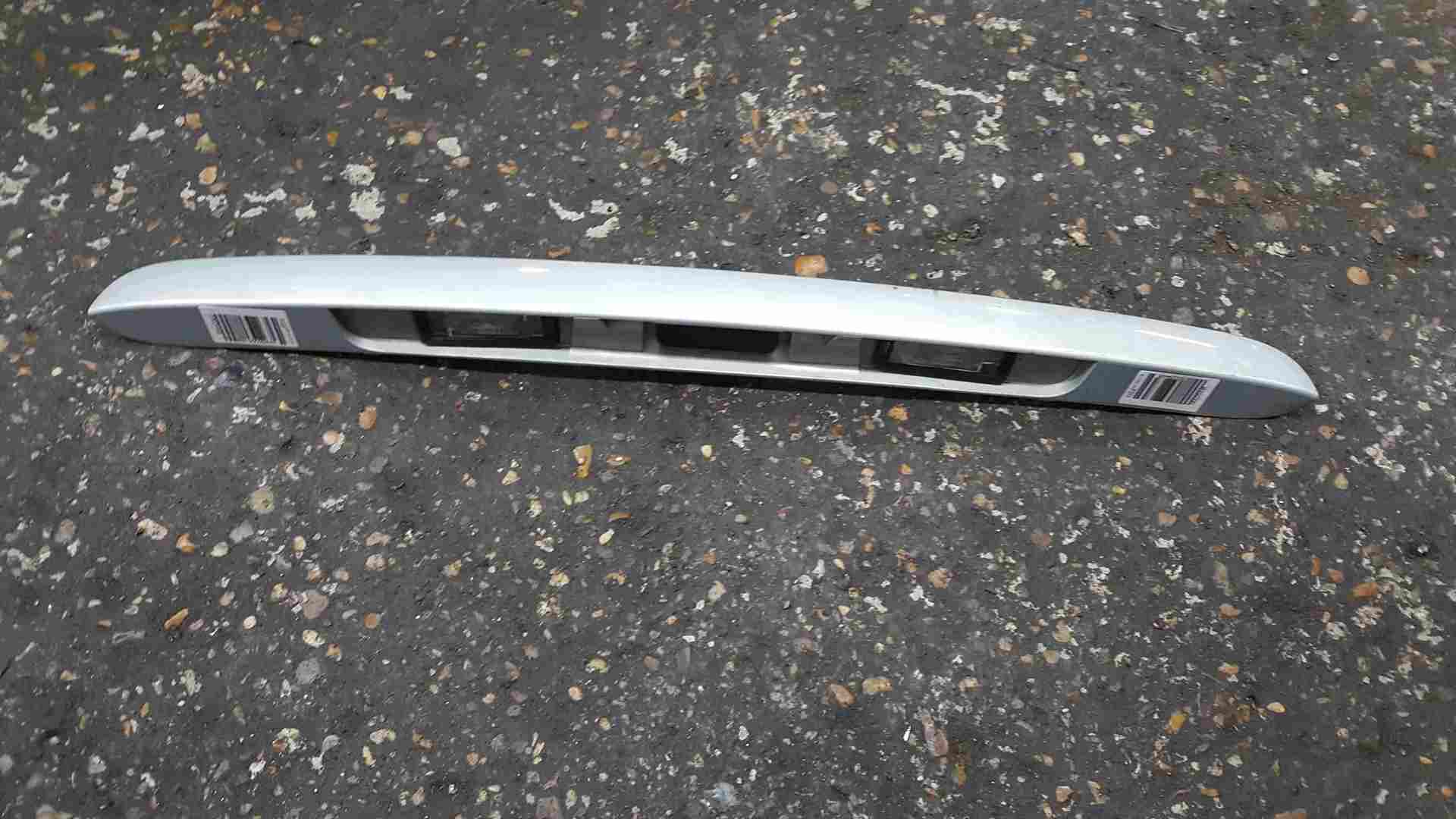 Renault Modus 2004-2008 Rear Boot Tailgate Cover Trim Plate Lights Silver 632