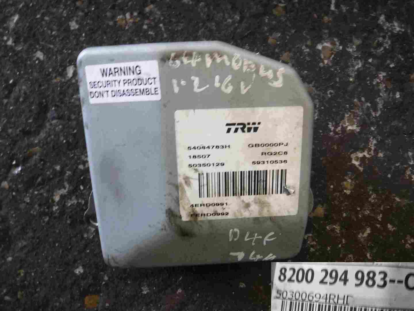 Renault Modus 2004-2008 Steering Column ECU 8200294983